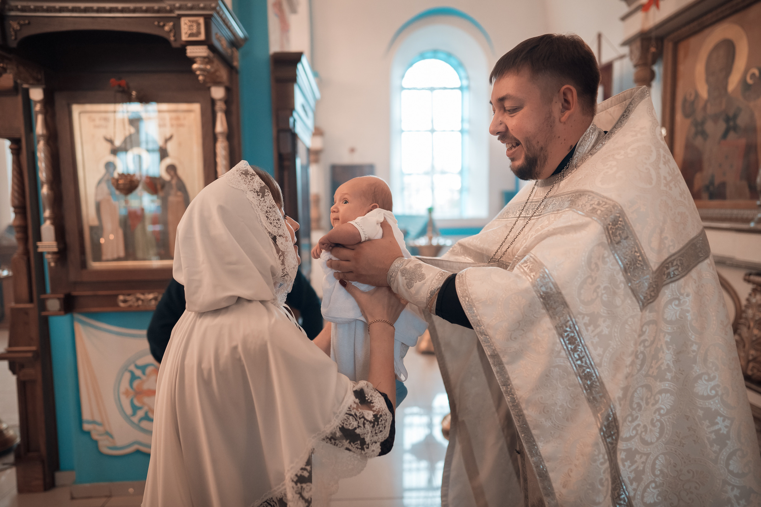 Крещение в Казанском храме. Церковный фотограф Севастополь