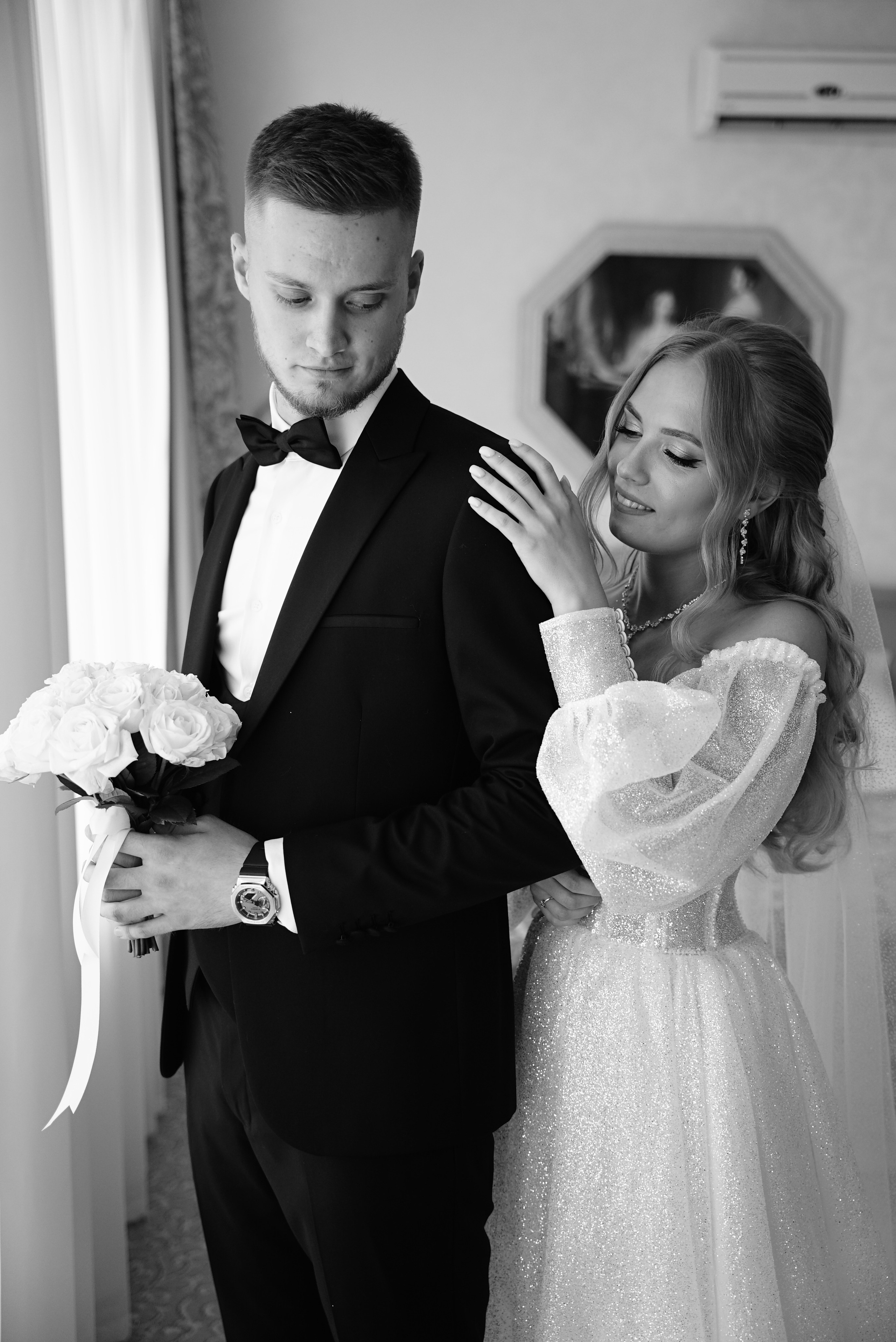 Никита и Галина чб. Свадебный фотограф в Самаре Анна Ковалева