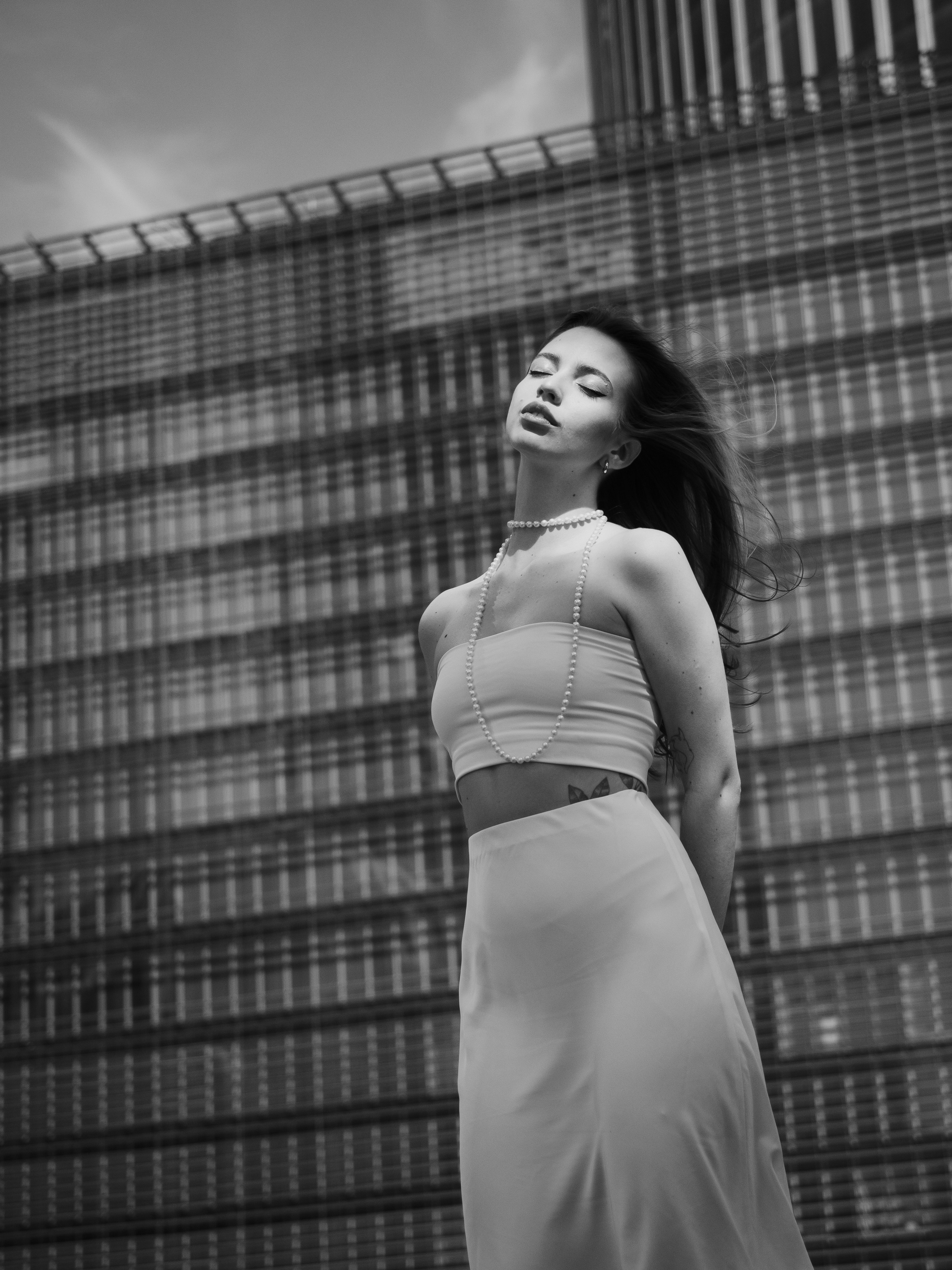 Черно-белый портрет