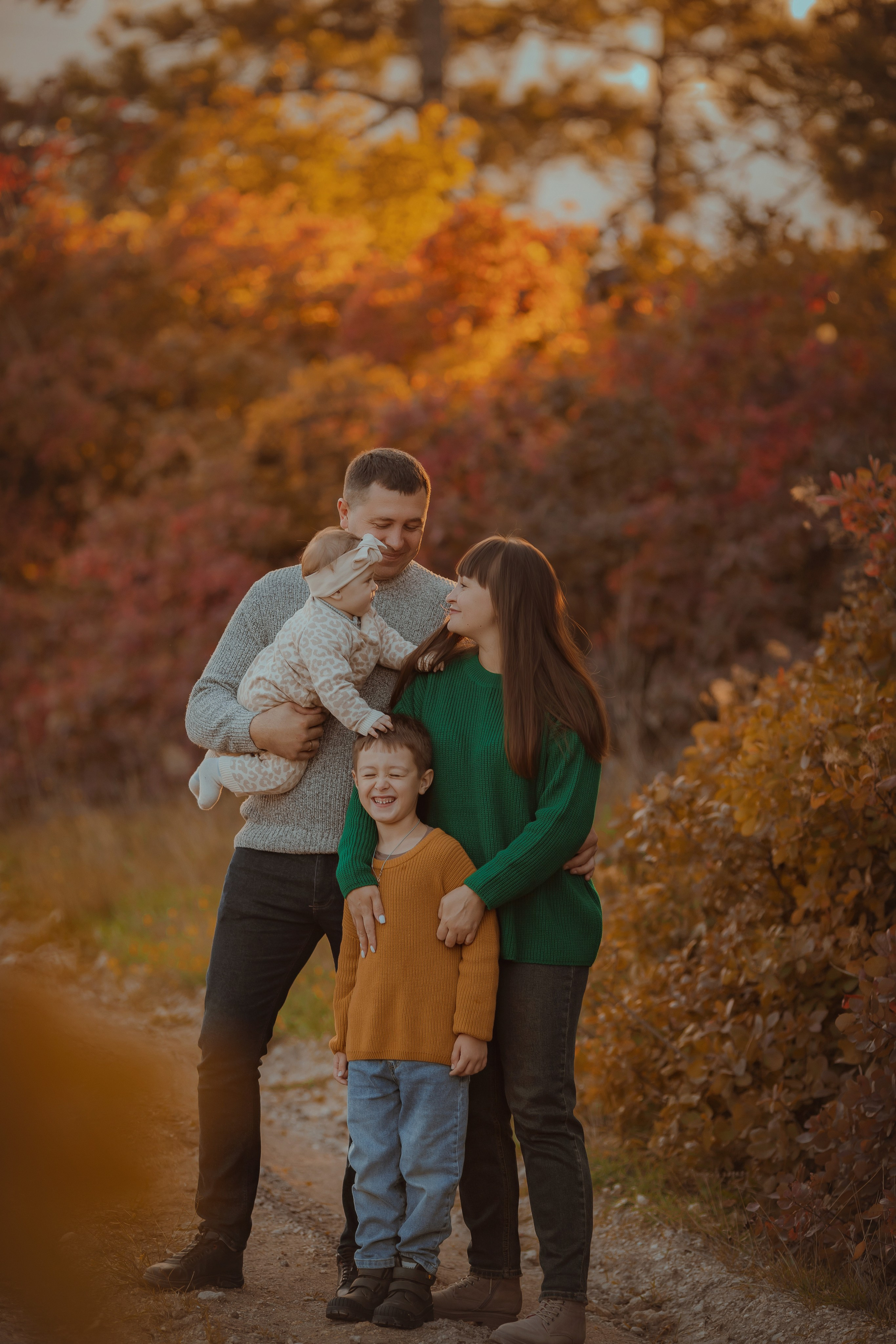 Семья Гутник. Осень. Семейный и детский фотограф в Крыму Екатерина Швец