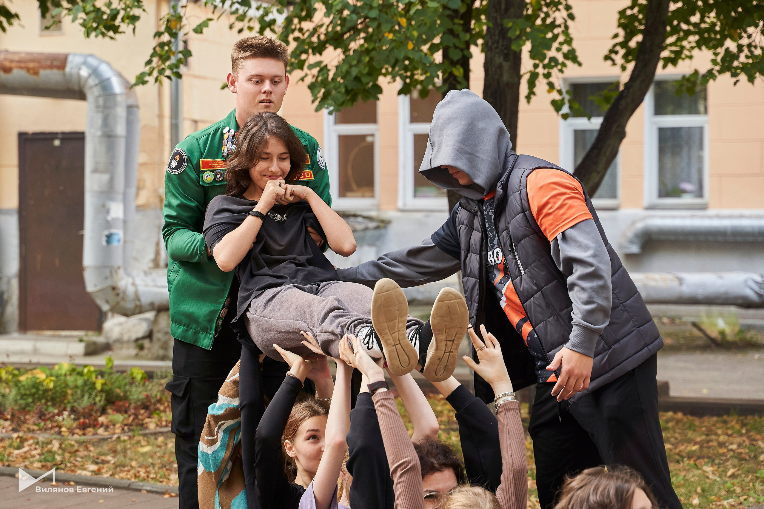 Мероприятие «Веревка» для первокурсников ННГАСУ. Репортажный фотограф Вилянов Евгений. Нижний Новгород