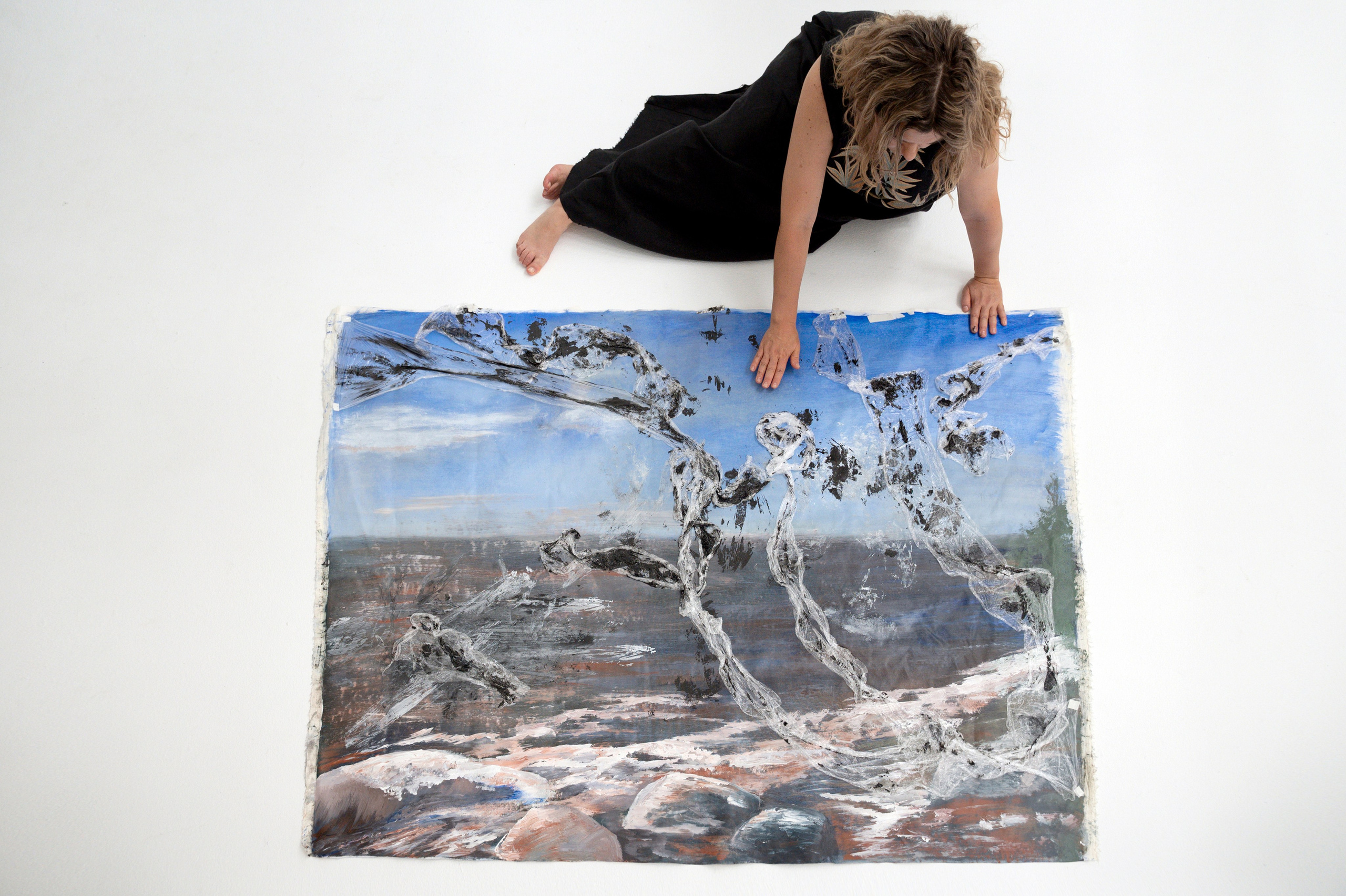 Фотосессия художника и его работ. Фотограф Юлия Кондратьева