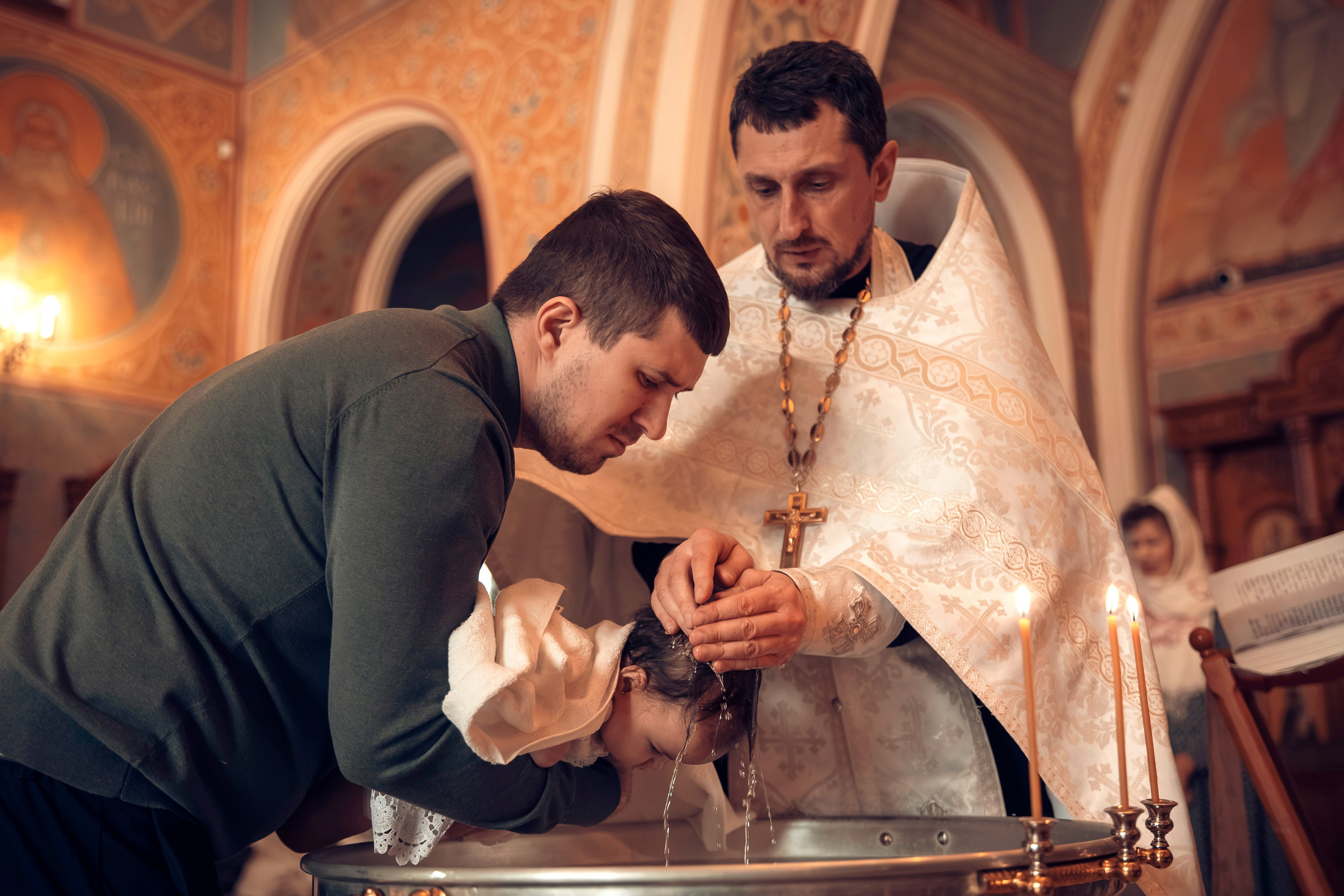 Крещение Анны и Екатерины. ТОП Фотограф на Крещение и Венчание Железногорск Алексей Мещеряков