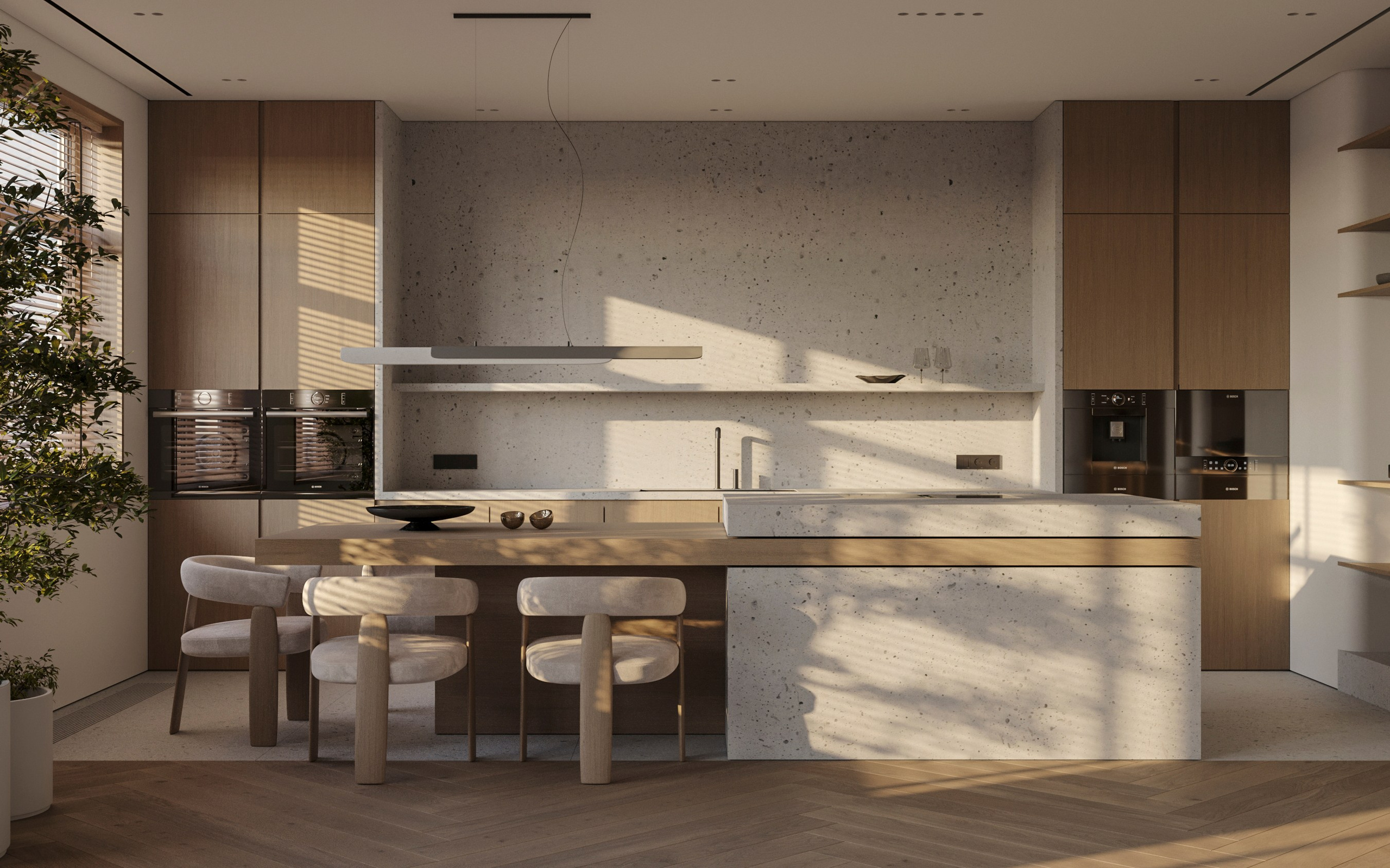 Кухня-гостиная. Kindhard-design