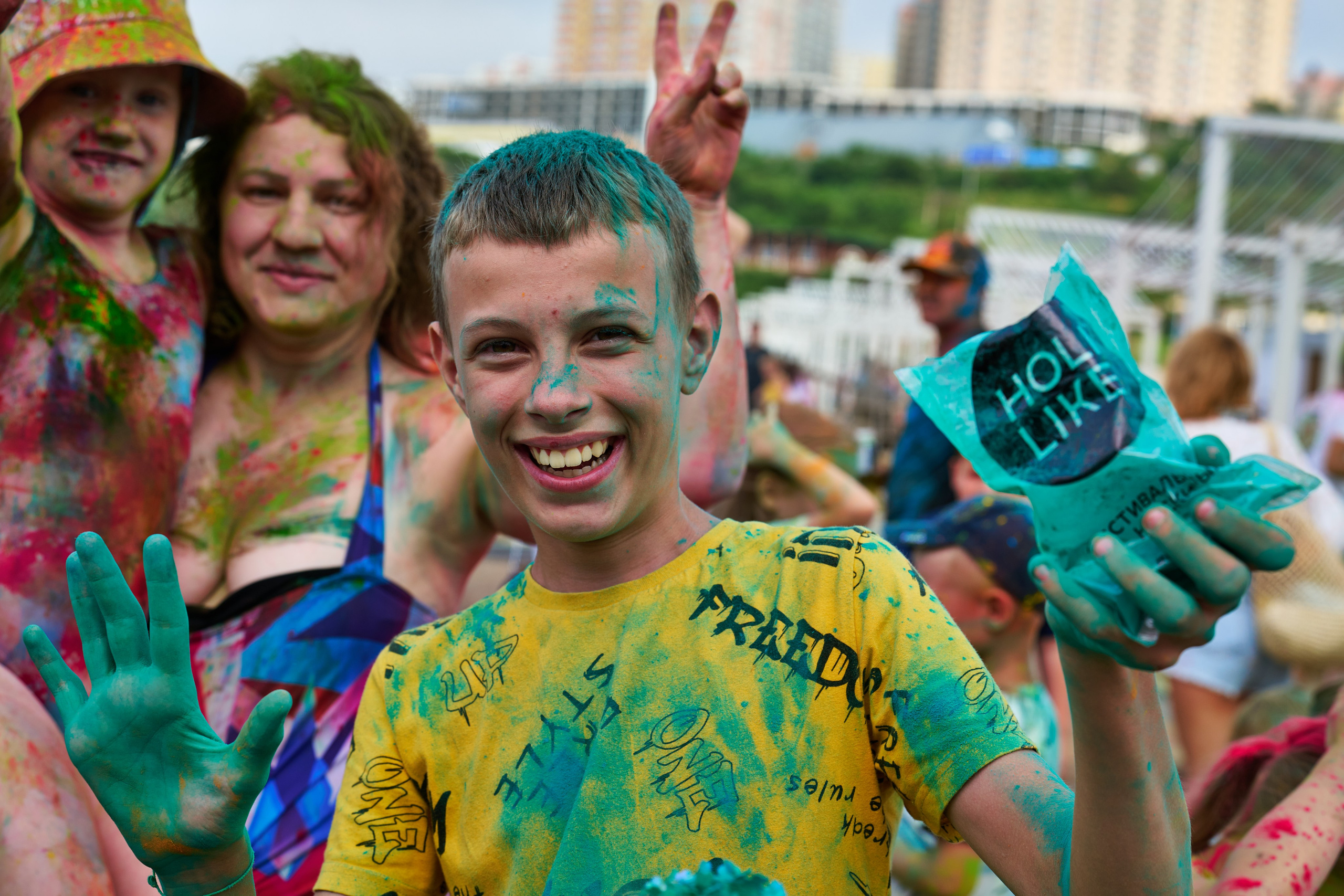 Фестиваль красок Холи. Профессиональный репортажный фотограф Инесса Иминова