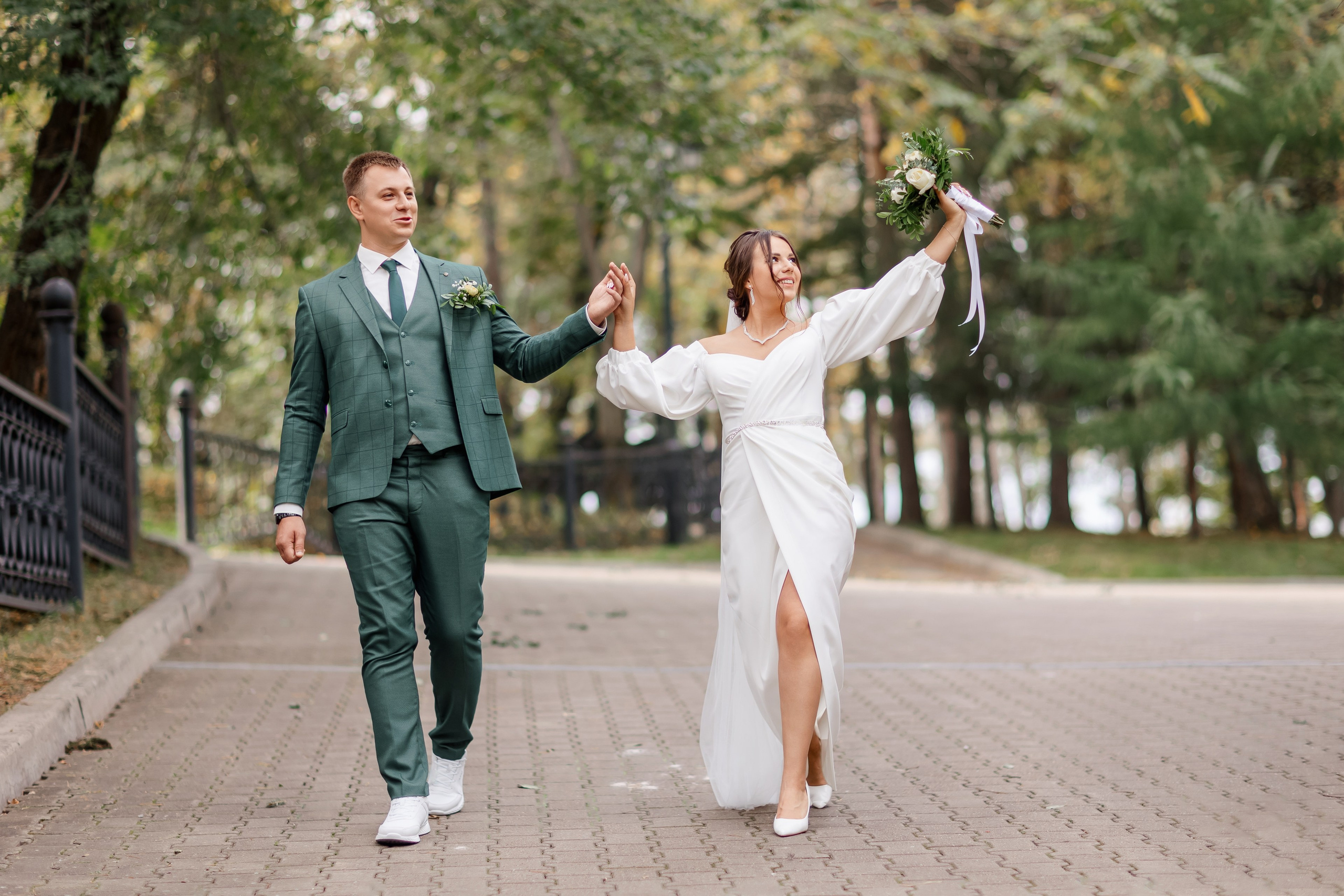 Олег и Юлия. Свадебная прогулка. Свадебный фотограф в Хабаровске