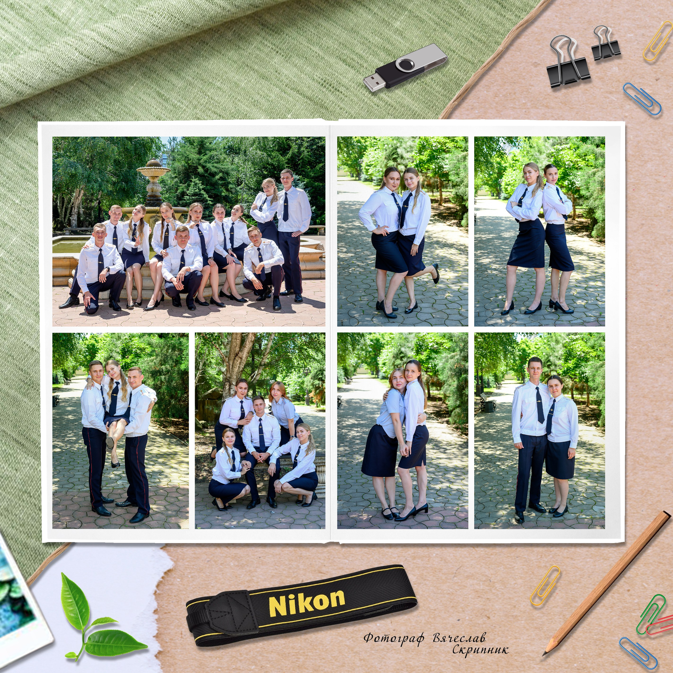 Альбом для выпускников ВУЗа. Вячеслав Скрипник Фотограф Краснодар