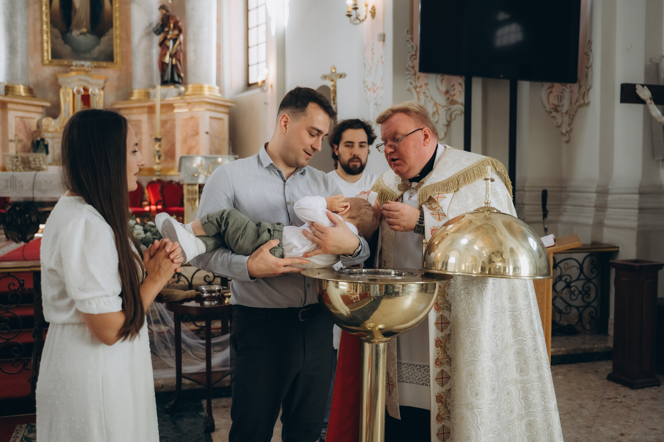 Крещение Александра (Белый Костёл). Семейный фотограф в Минске Дарья Дреко