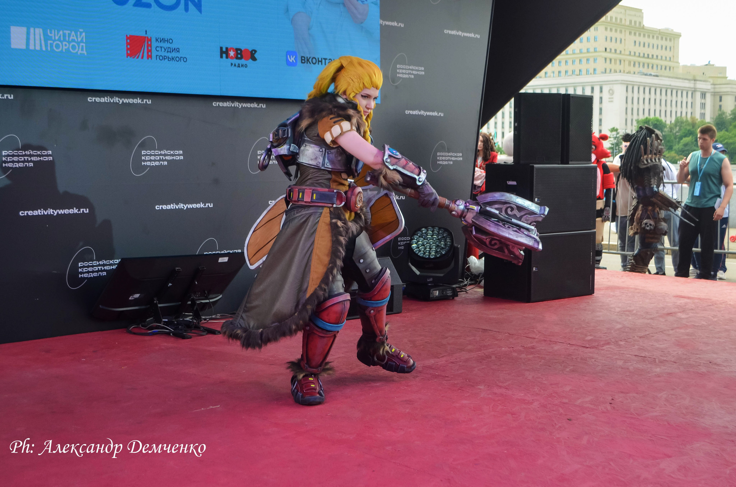 Фотосессия сцены в Москве на разных репортажных мероприятий