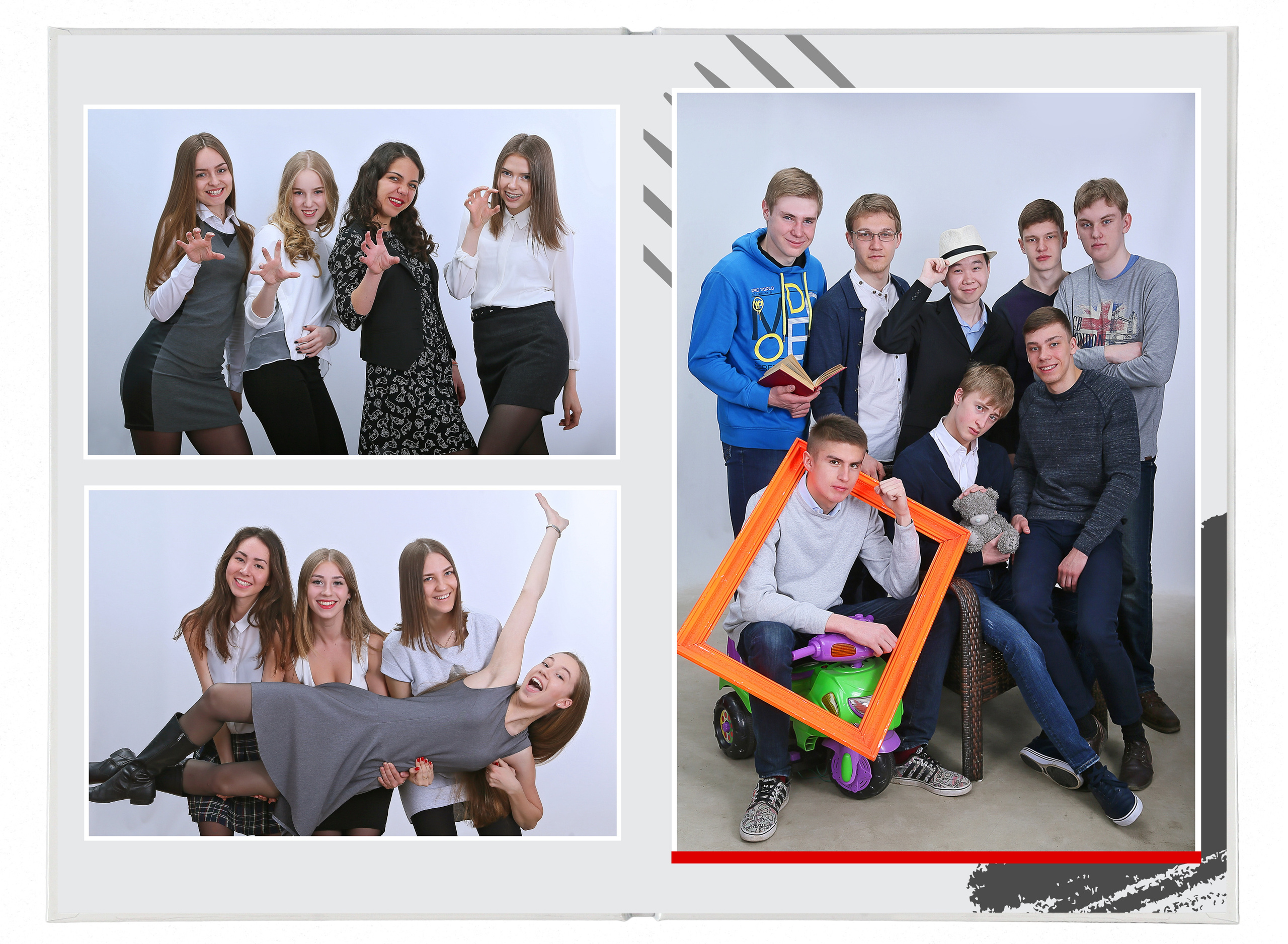 Фотокнига «Лофт-элит». Создание стильных выпускных альбомов