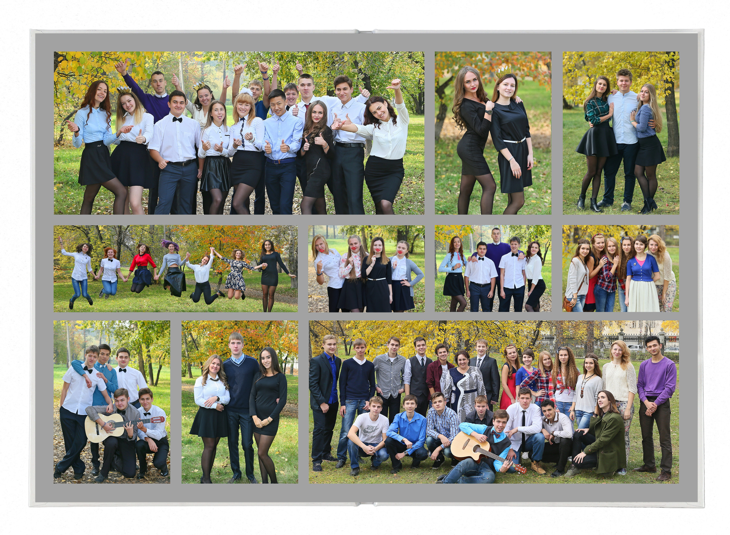 Фотокнига «Цифры». Создание стильных выпускных альбомов