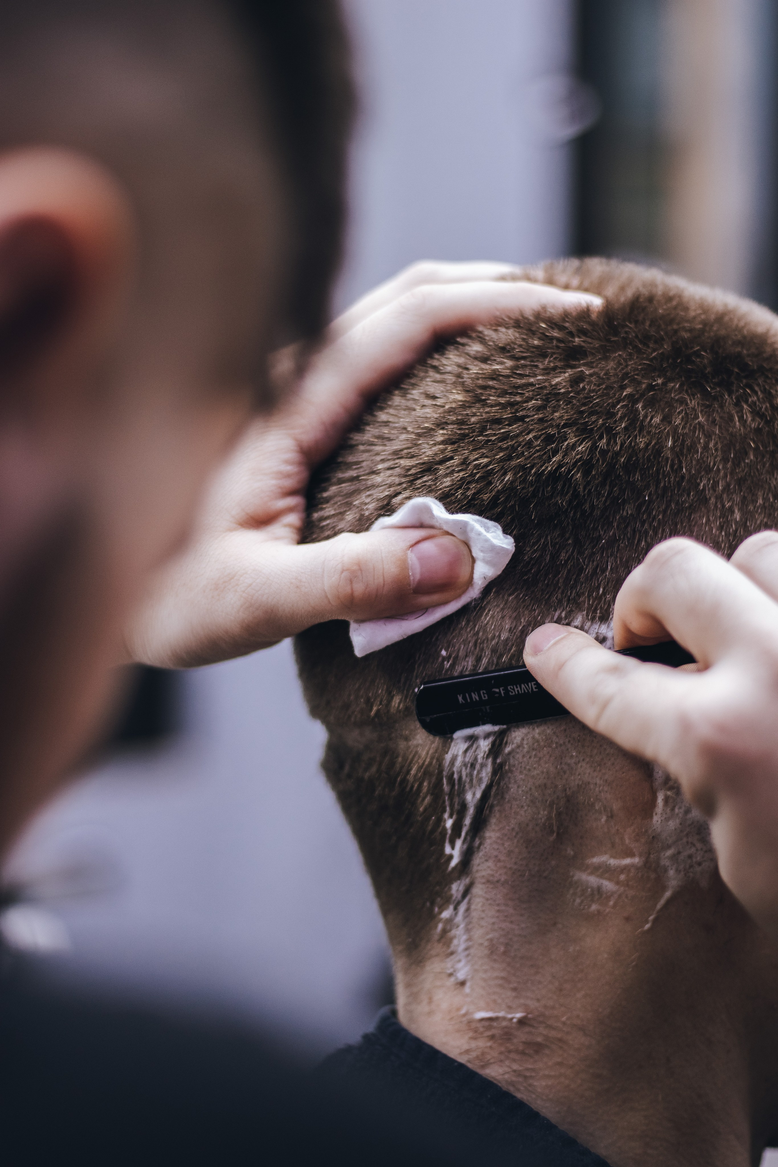 Barbershop Dad. Content shooting. KRIS KRUPINNIKOVA