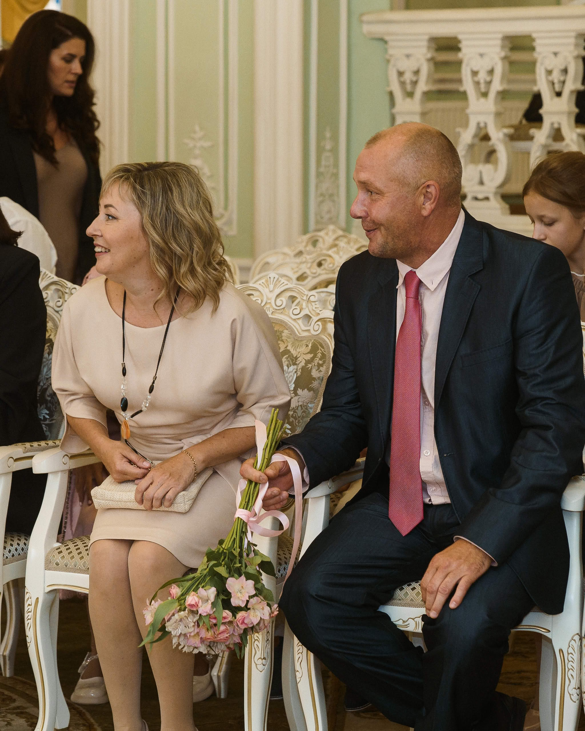 Родители жениха и невесты на свадьбе в ЗАГСе Петроградского района