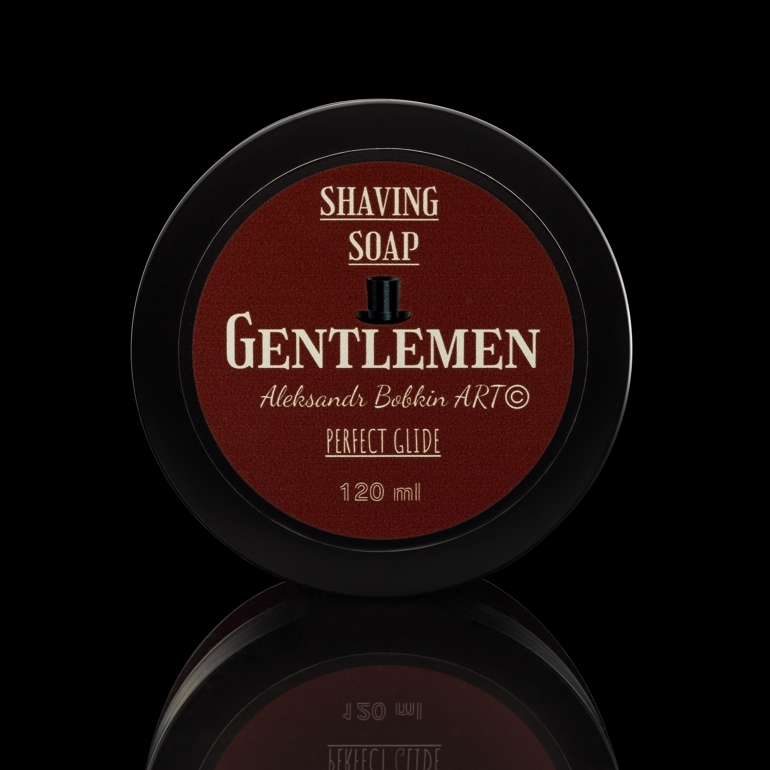 Предметное фото мыла для бритья фон чёрный средство личной гигиены 