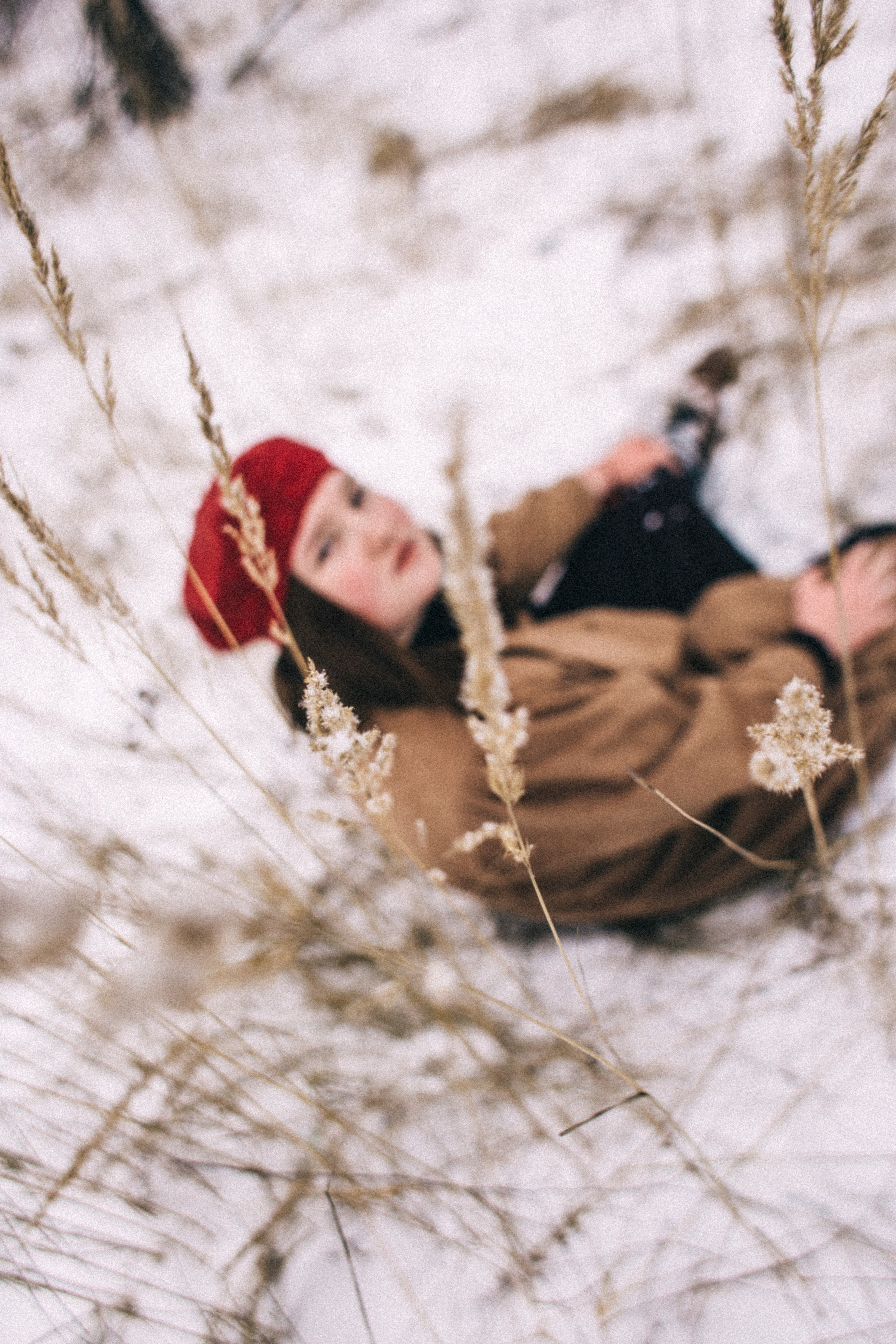 Олеся. Зимнее поле. Фотограф в Нижнем Новгороде