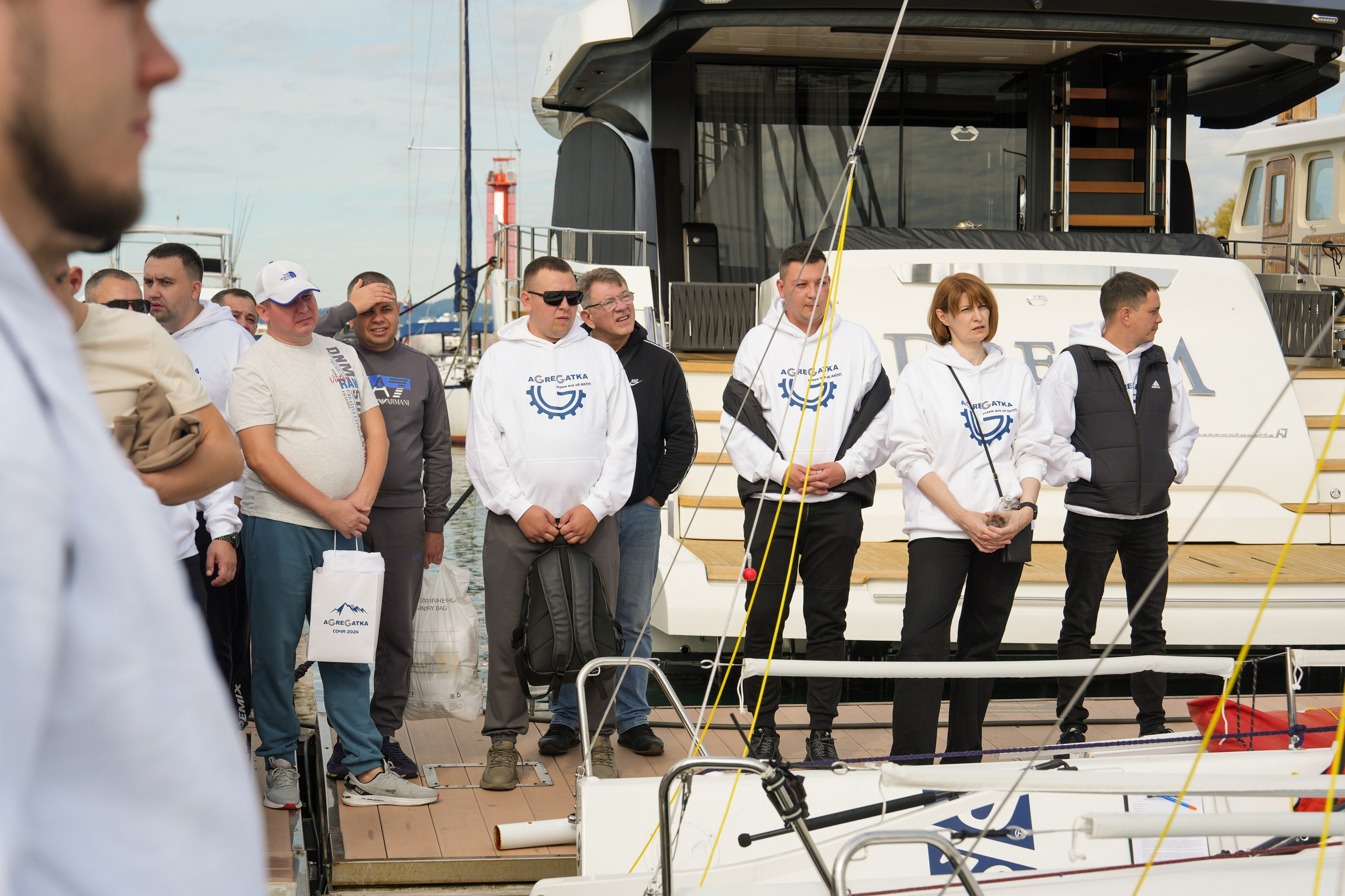 Яхтенная регата для компании Агрегатка. Репортажный фотограф в Красной Поляне и Сочи Павлюченко Екатерина