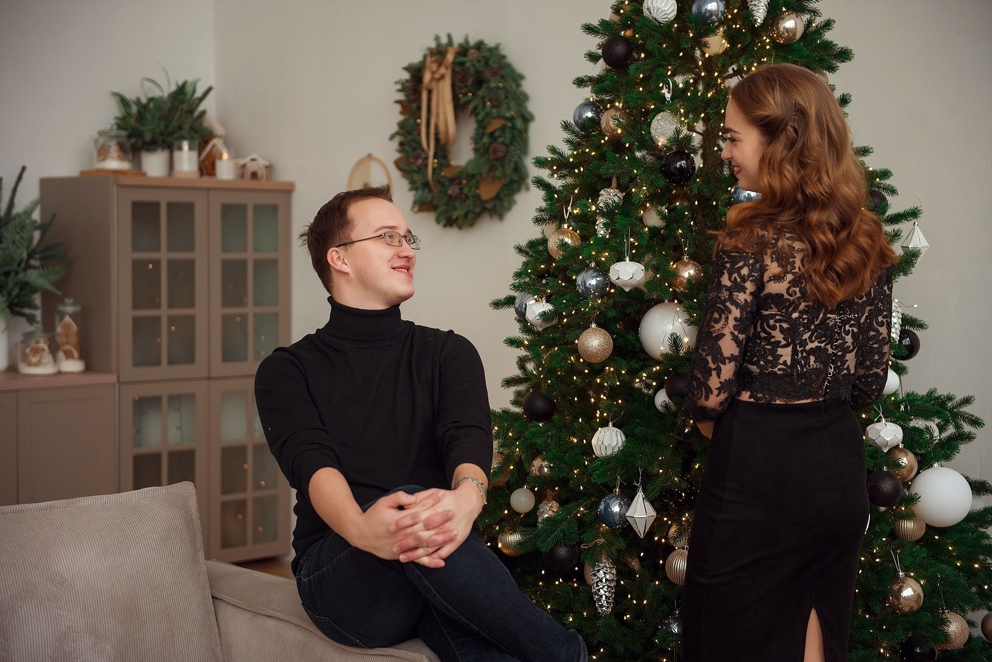 Новогодняя Love Story. Фотограф Кристина Гришина Рязань