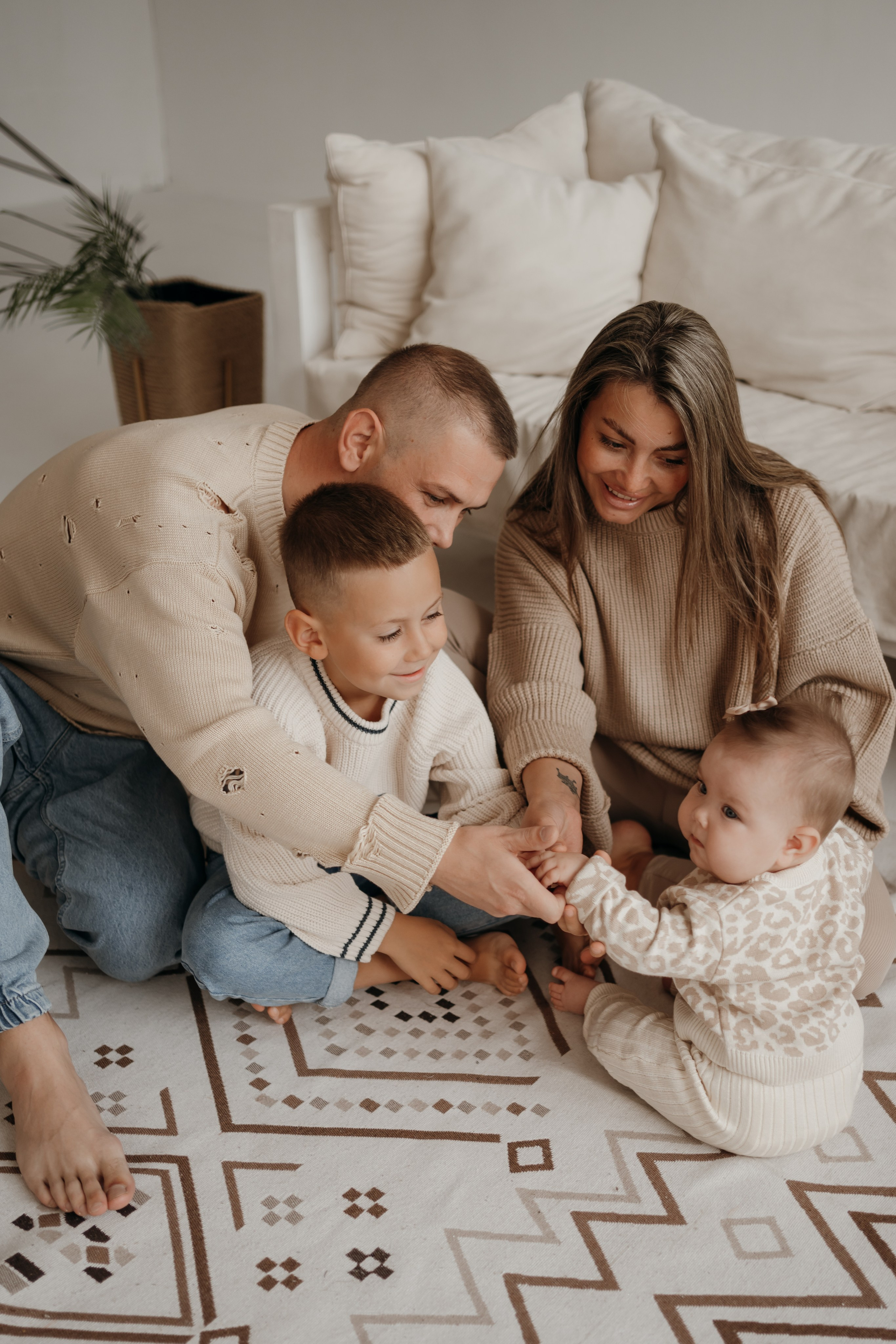 Семейная и детская фотосъемка в студии в Архангельске. Портретный и свадебный фотограф в Архангельске Елизавета Стрекаловская