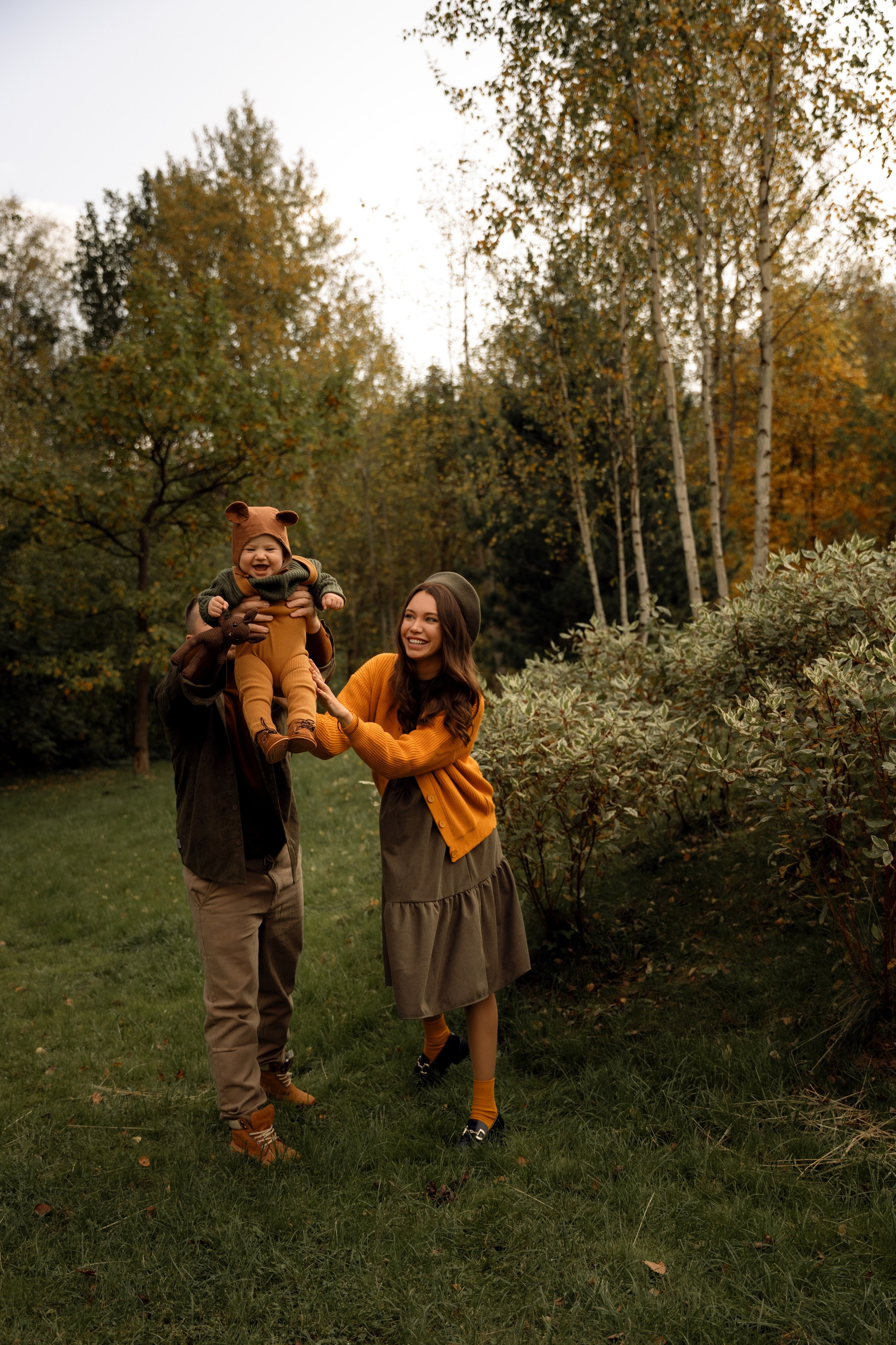 Осень в парке. Семейный фотограф Москва. Фотограф беременности и материнства Москва