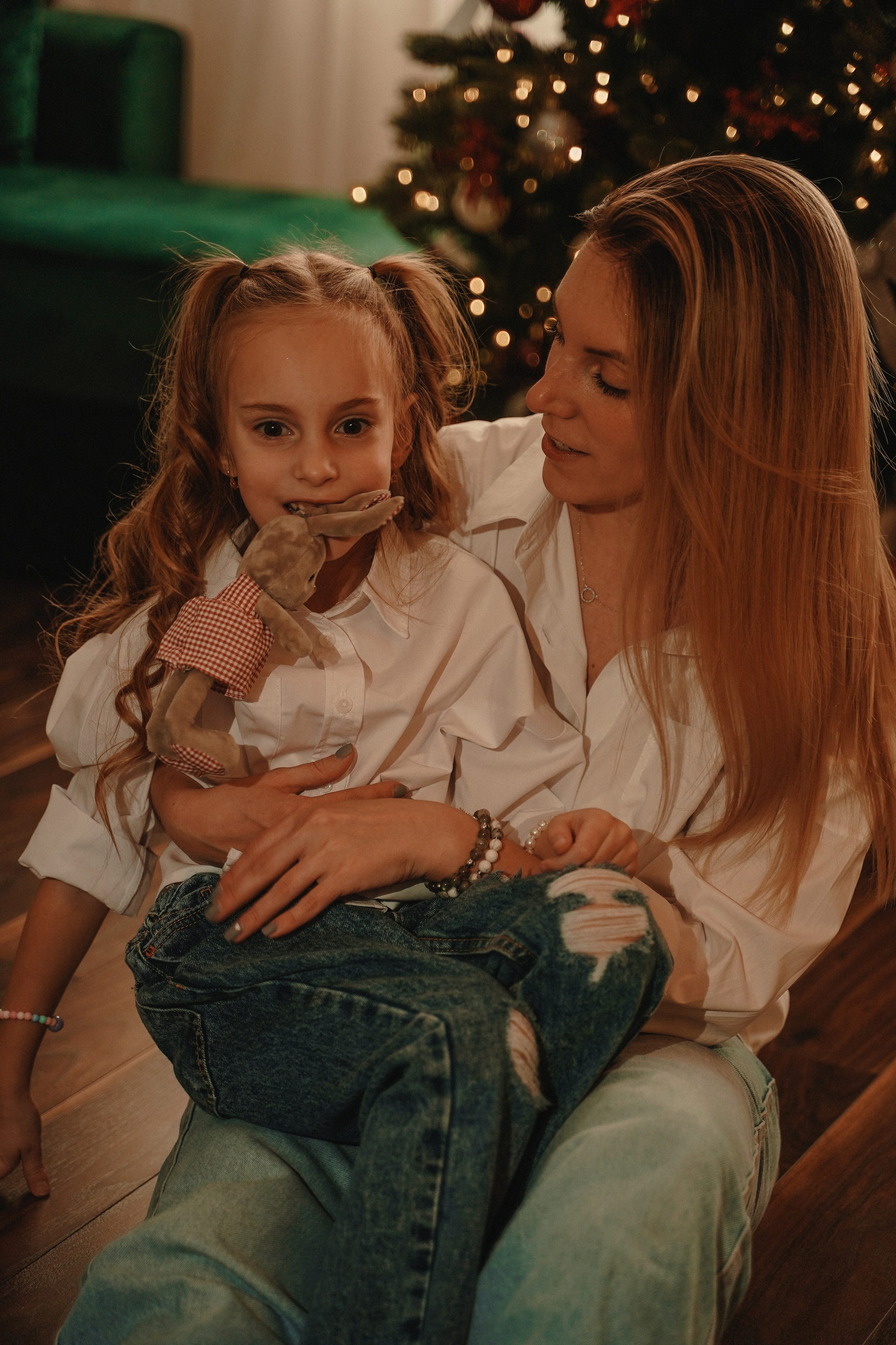 Домашняя Новогодняя фотосессия. Семейный и женский фотограф в Краснодаре Анастасия Приймак