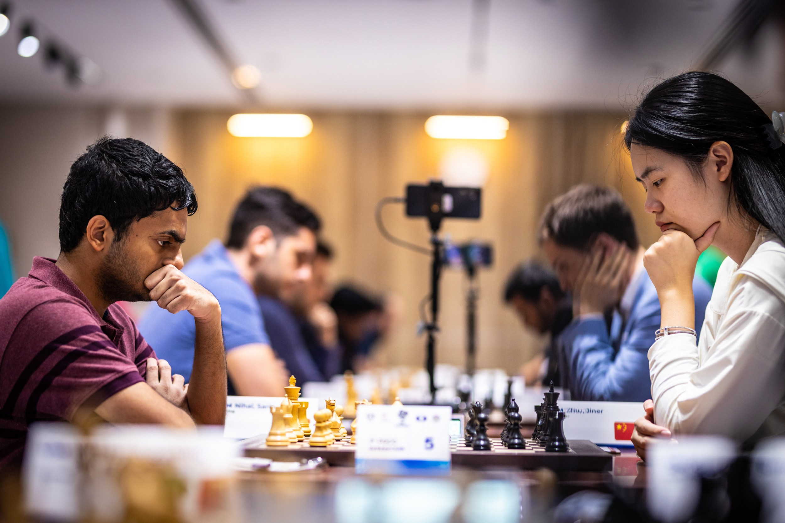 2025.08.31 1st. FUJAIRAH GLOBAL Chess Championship — Round8. Фотограф Анна Штурман (репортажная съёмка любых событий и мероприятий) Anna Shtourman photographer