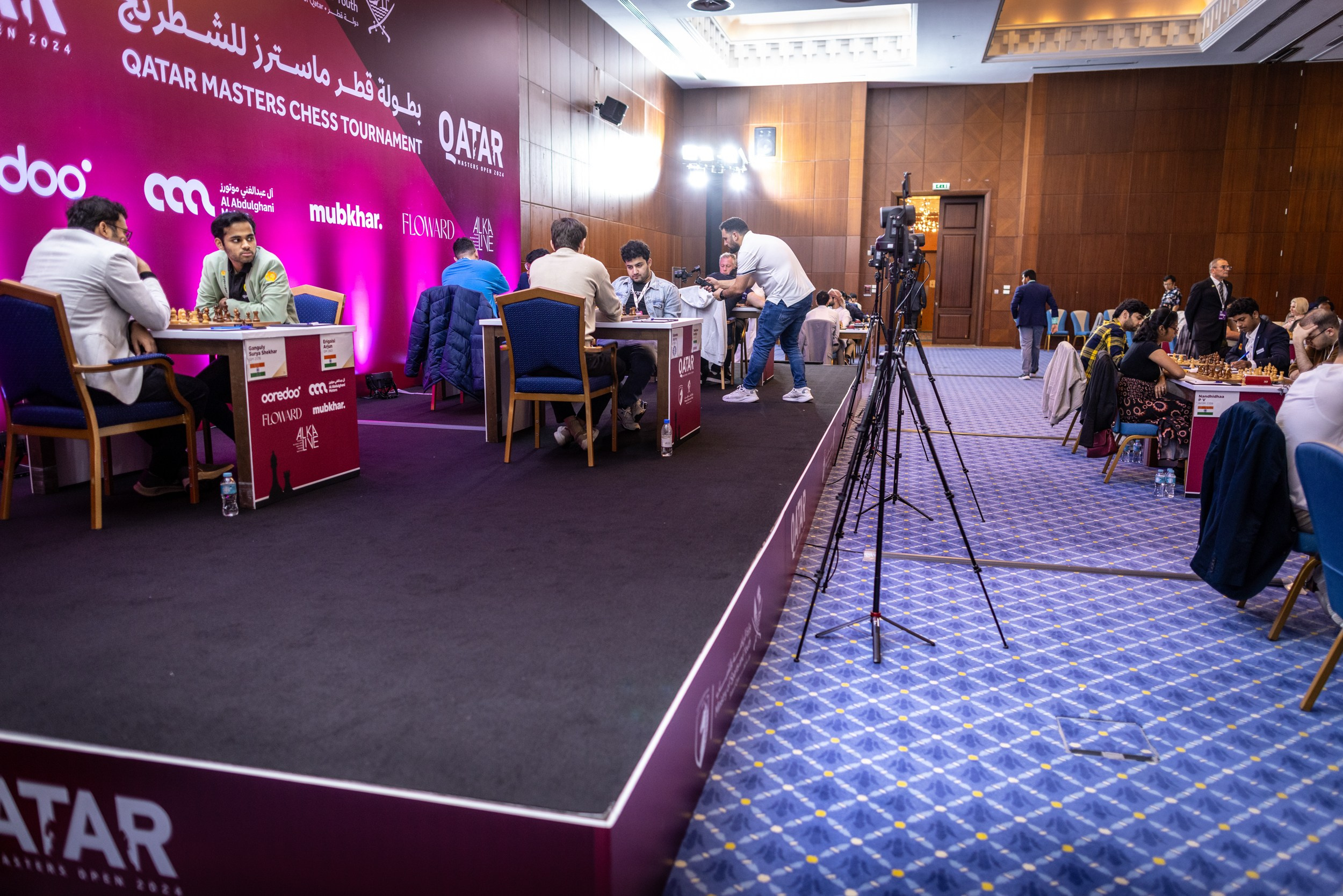 2024.12.07 Qatar Masters Open 2024 — Round5. Фотограф Анна Штурман (репортажная съёмка любых событий и мероприятий) Anna Shtourman photographer