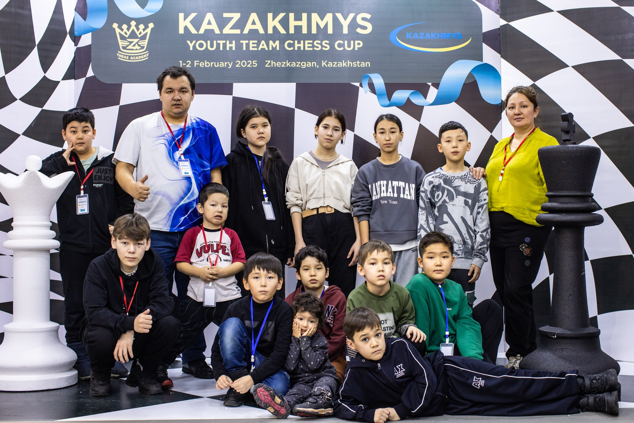 2025.02.02 KAZAKHMYS Youth Team Chess CUP 2025 — Day2_Teams. Фотограф Анна Штурман (репортажная съёмка любых событий и мероприятий) Anna Shtourman photographer
