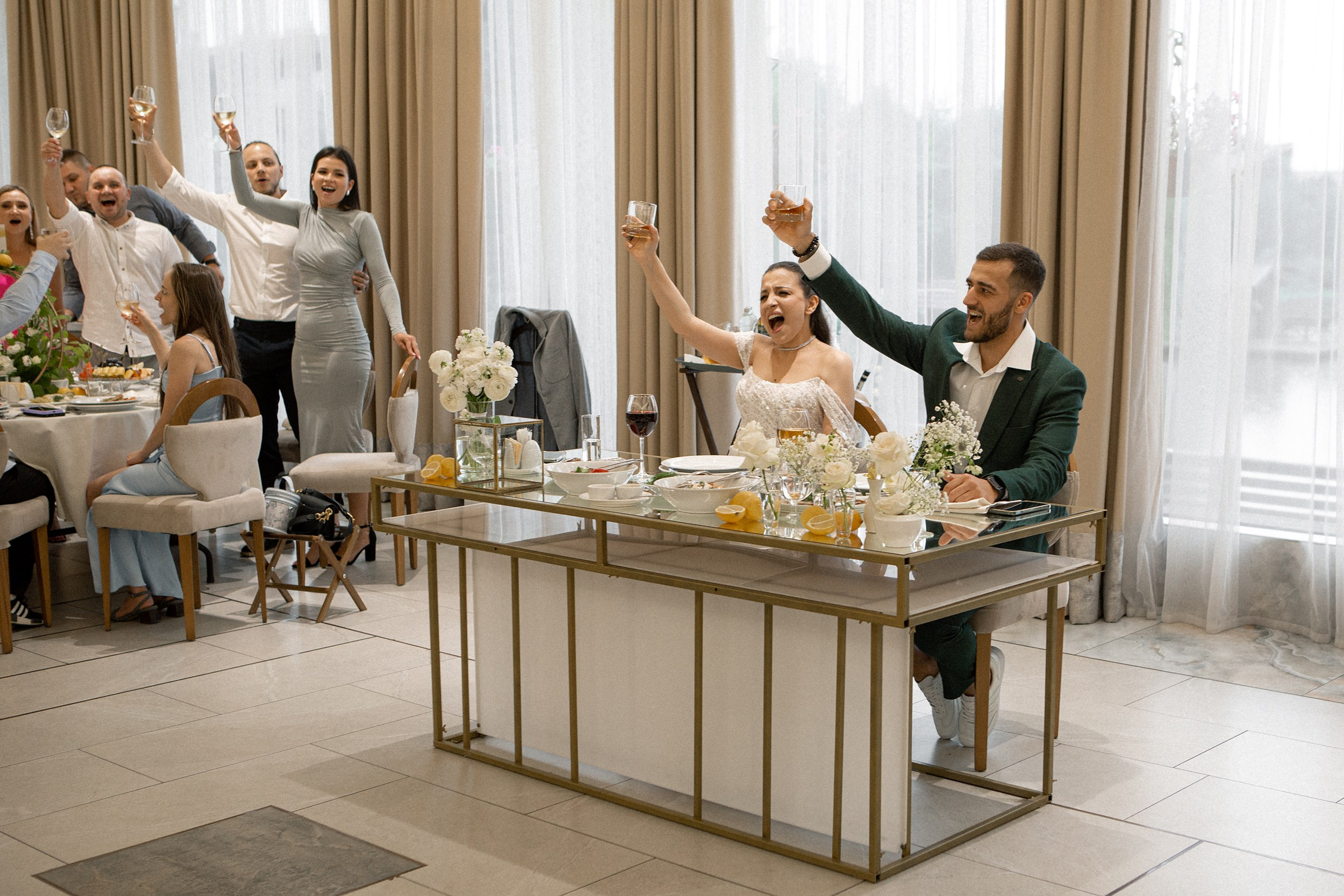 Свадьба с гостями. Свадебный и портретный фотограф Москва