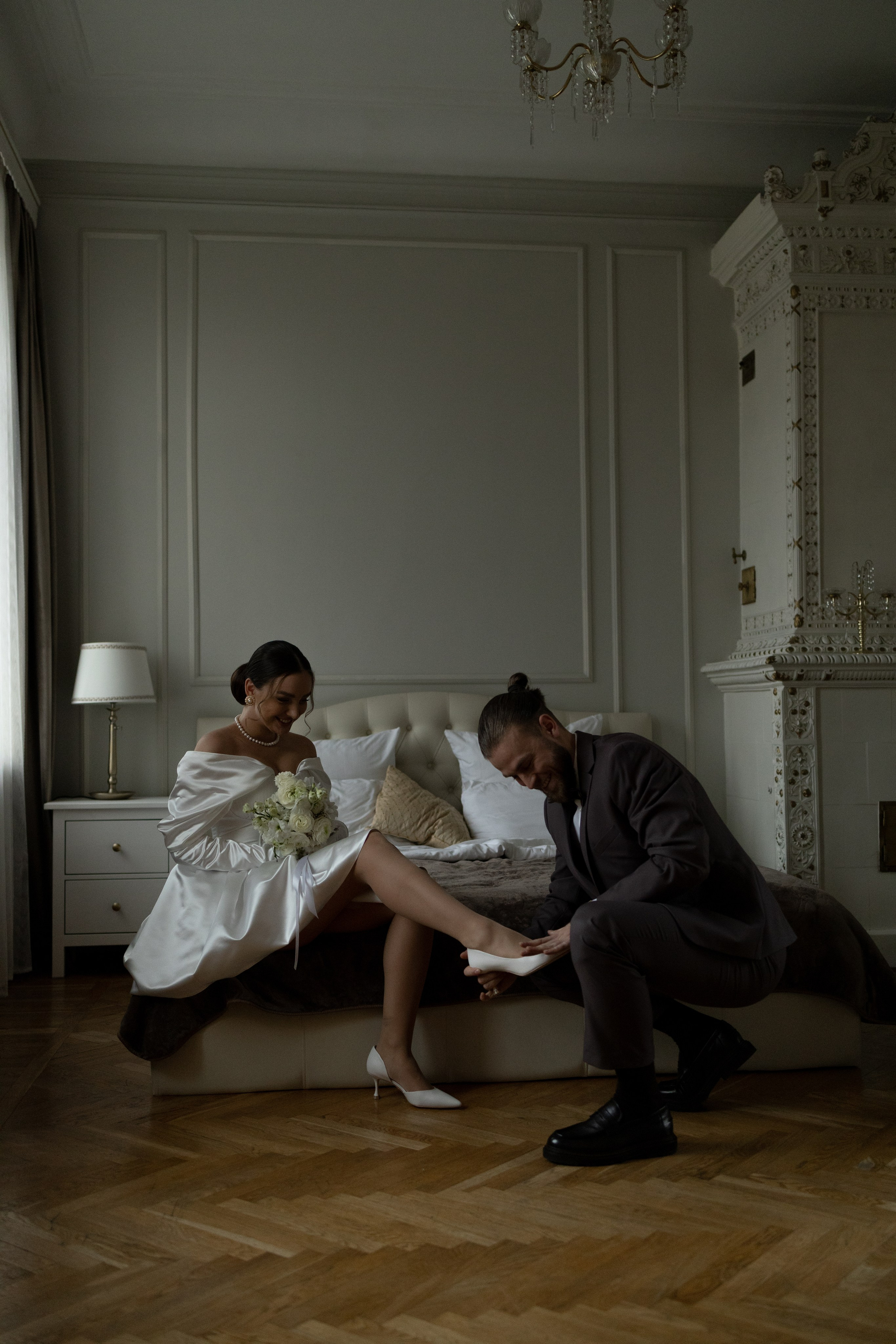 Свадебная фотосессия в студии/отеле. Фотограф в Санкт-Петербурге Шевченко Наталья