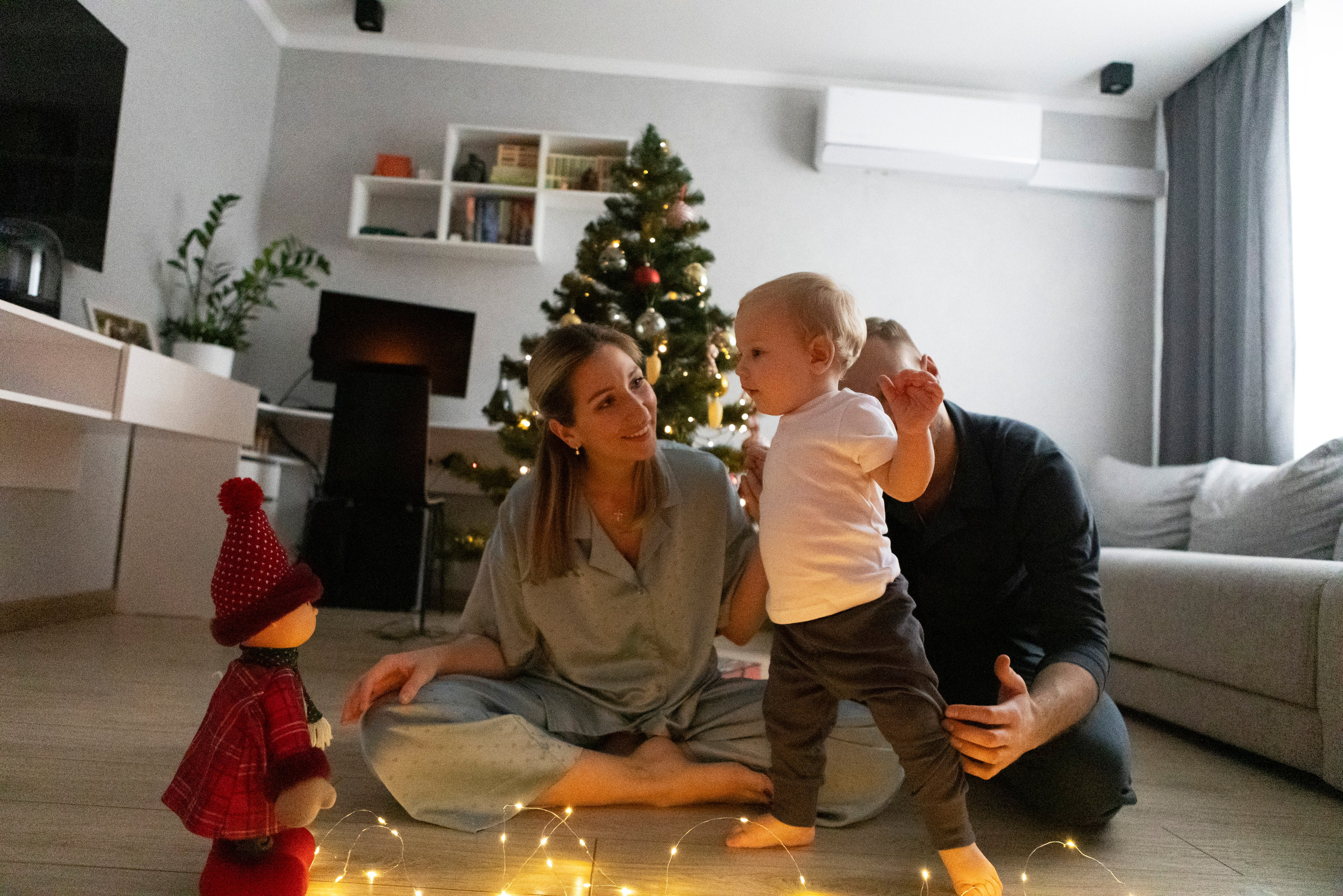 Домашняя новогодняя фотосессия. Семейный и портретный фотограф в Москве Елена Флегант