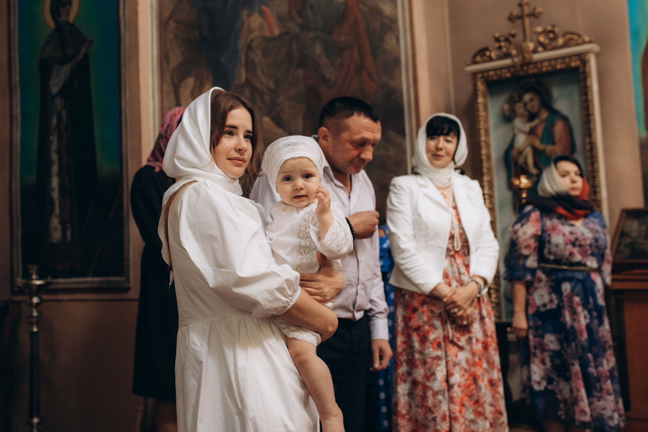 Крещение Христина. Семейный и домашний фотограф в Москве и МО Королева Валерия