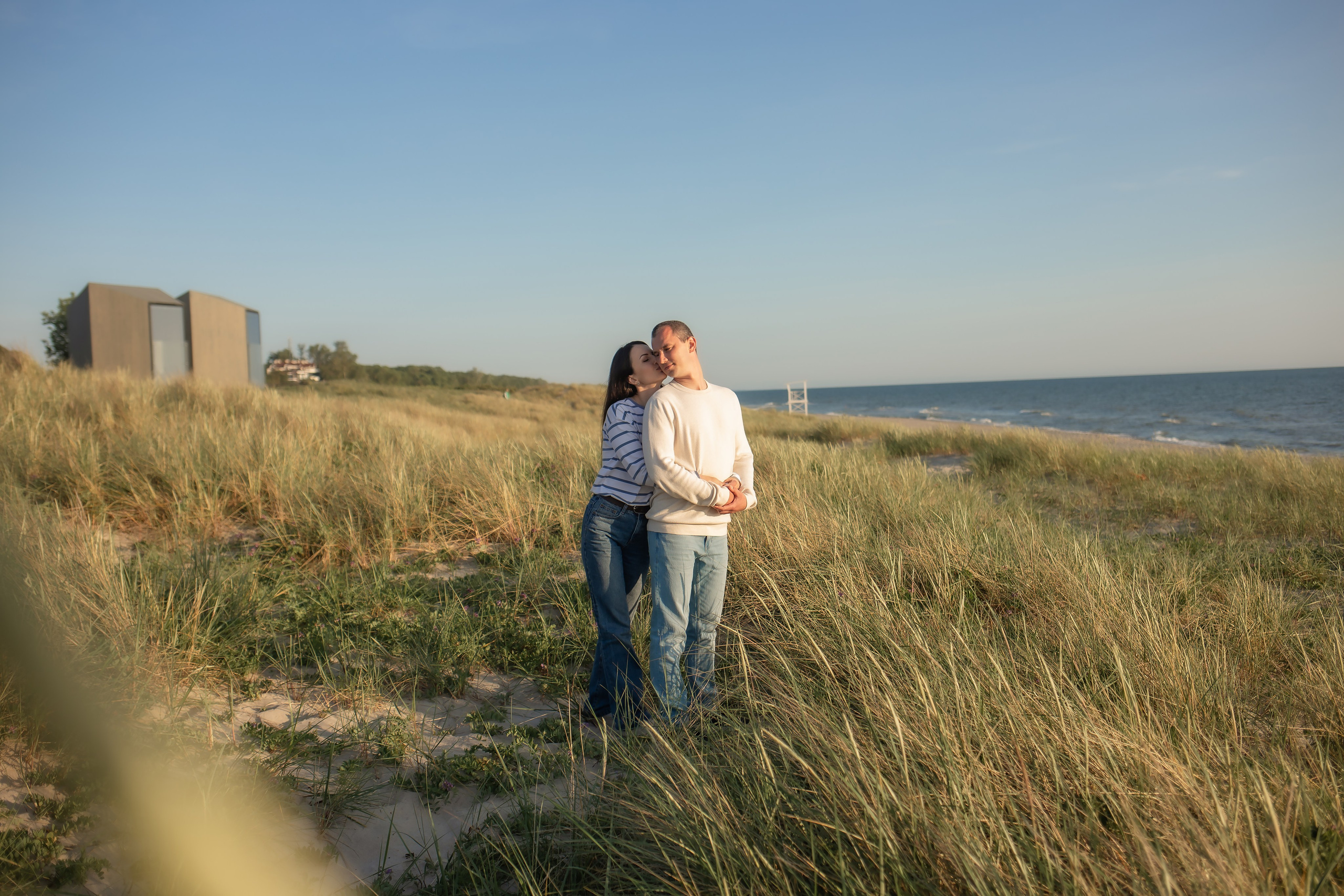 Павел и Татьяна. Закат в Янтарном. Фотограф в Калининграде Решетникова Алина