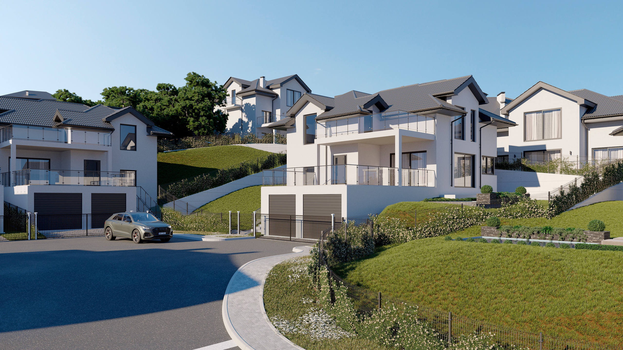 “Valley of Roses” Cottage Community — 3D Visualization. 3D INTERIOR AND ARCHITECTURE VISUALIZATION