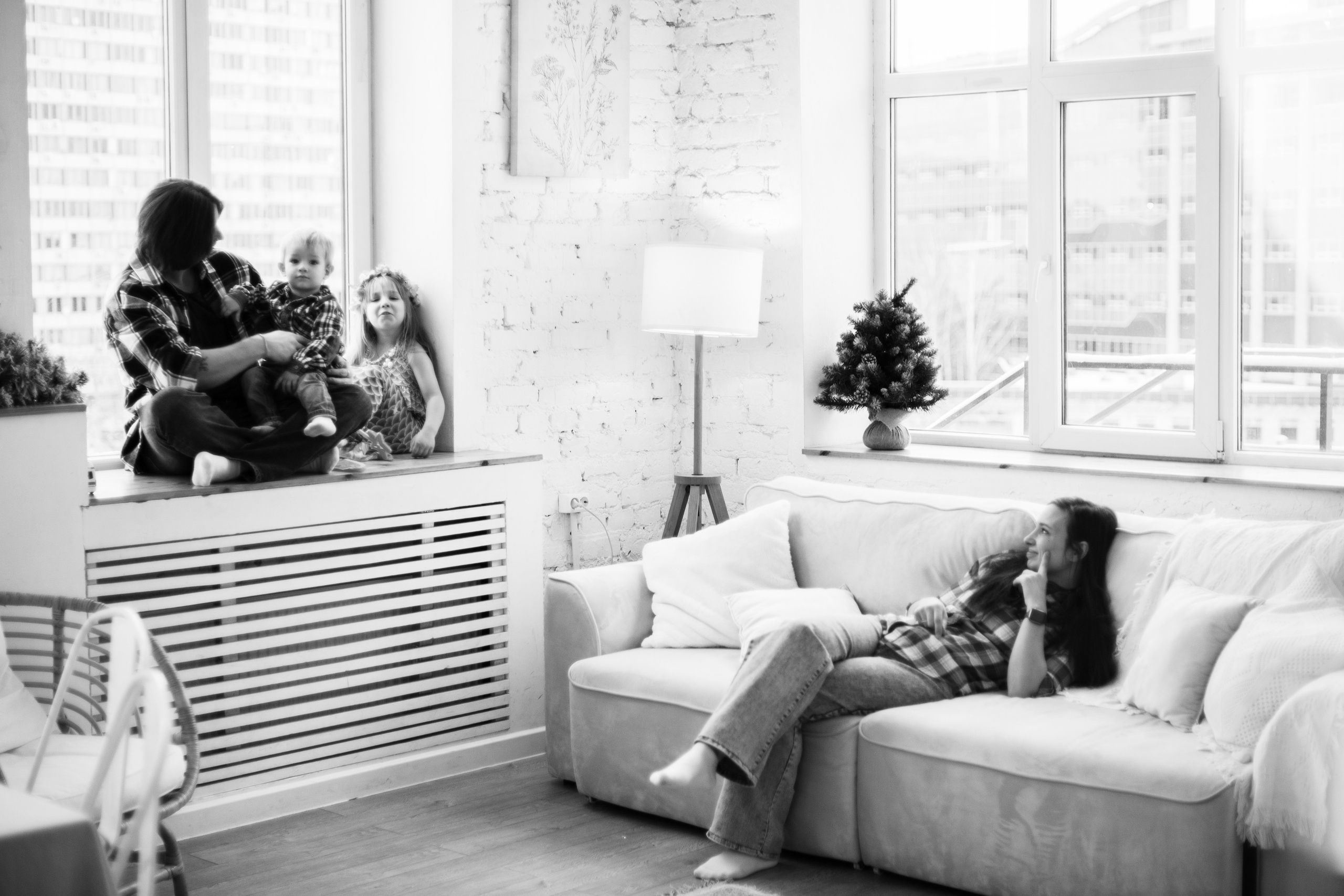 Семейная съемки для Юли и Жени. Портретная фотография в Москве