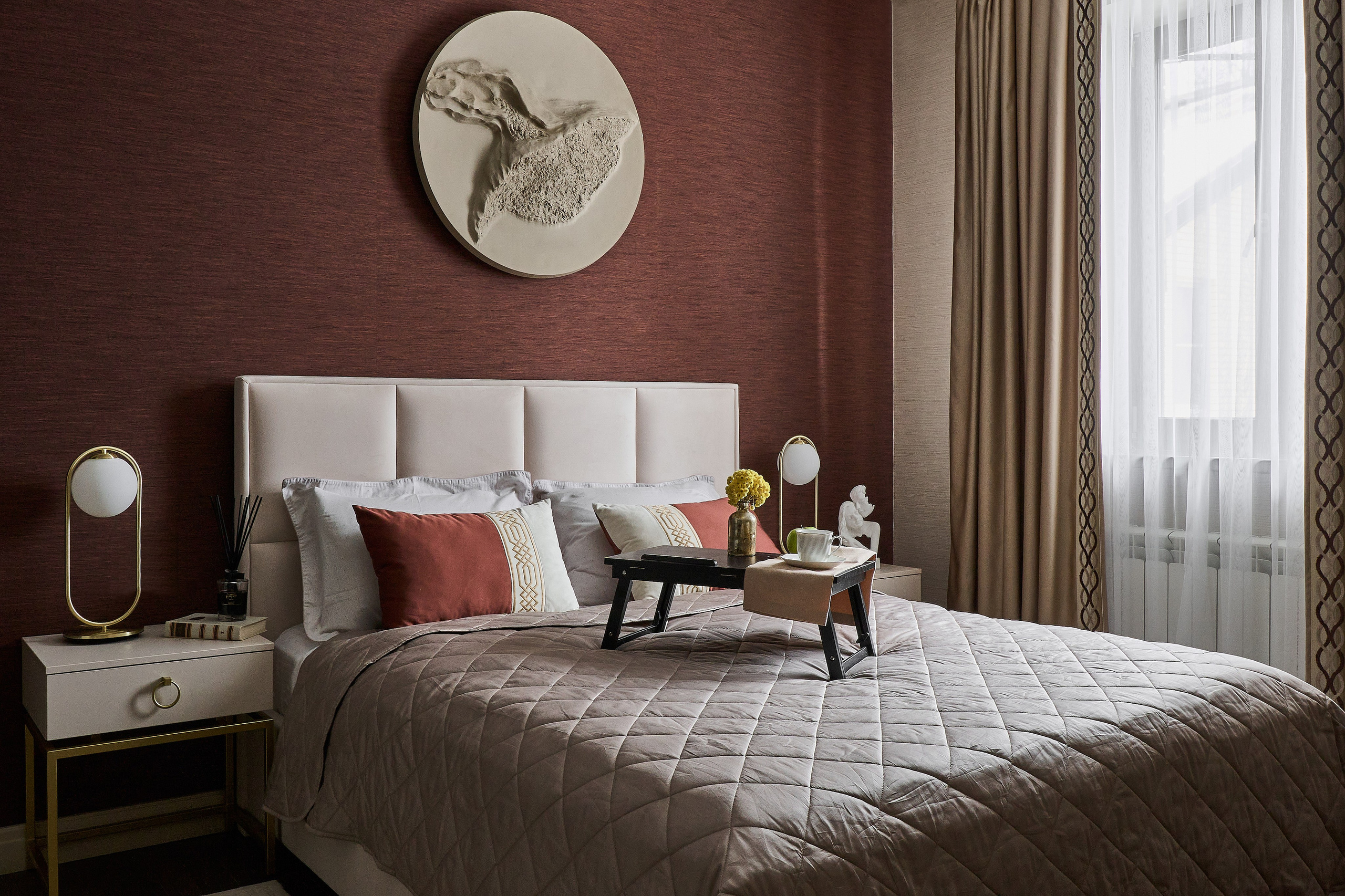 Спальня из проекта Ирины Кумсковой. Бояршинов Антон Интерьерный фотограф/видеограф Москва