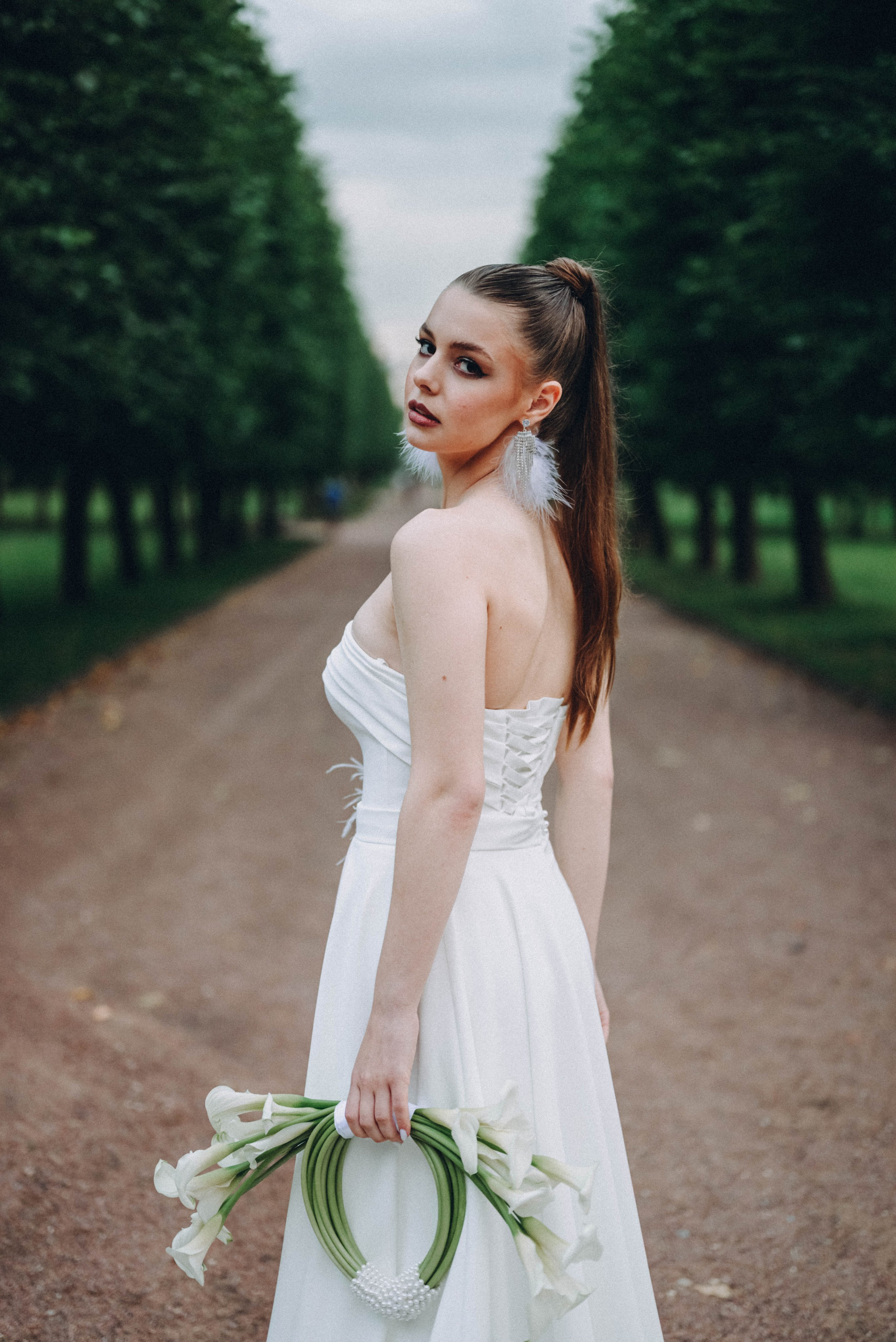 Невеста в Архангельском. Фотограф Анастасия Монах