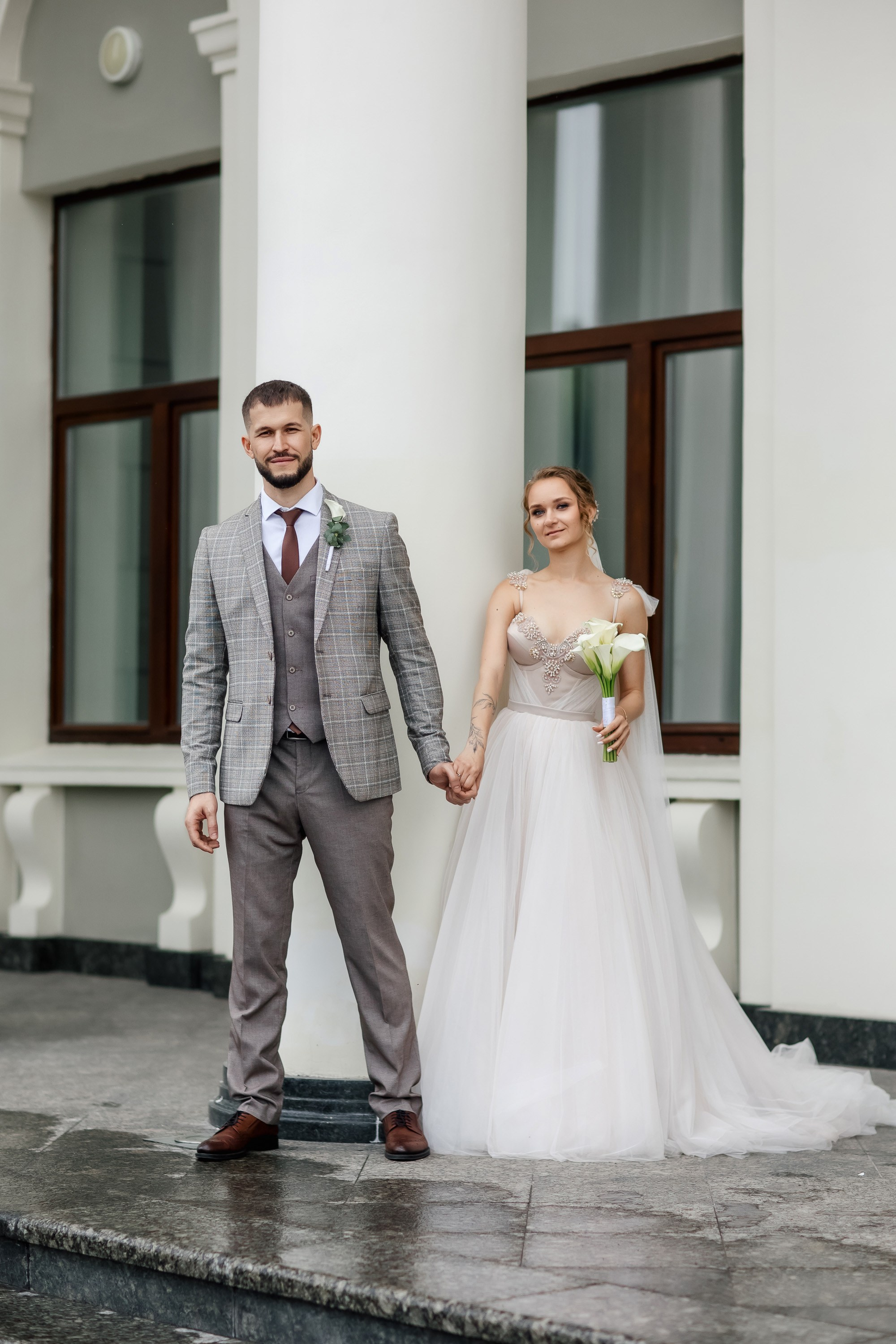 Степан и Ульяна. Утро. Загс. Прогулка. Дождь и солнце. Свадебный фотограф в Хабаровске