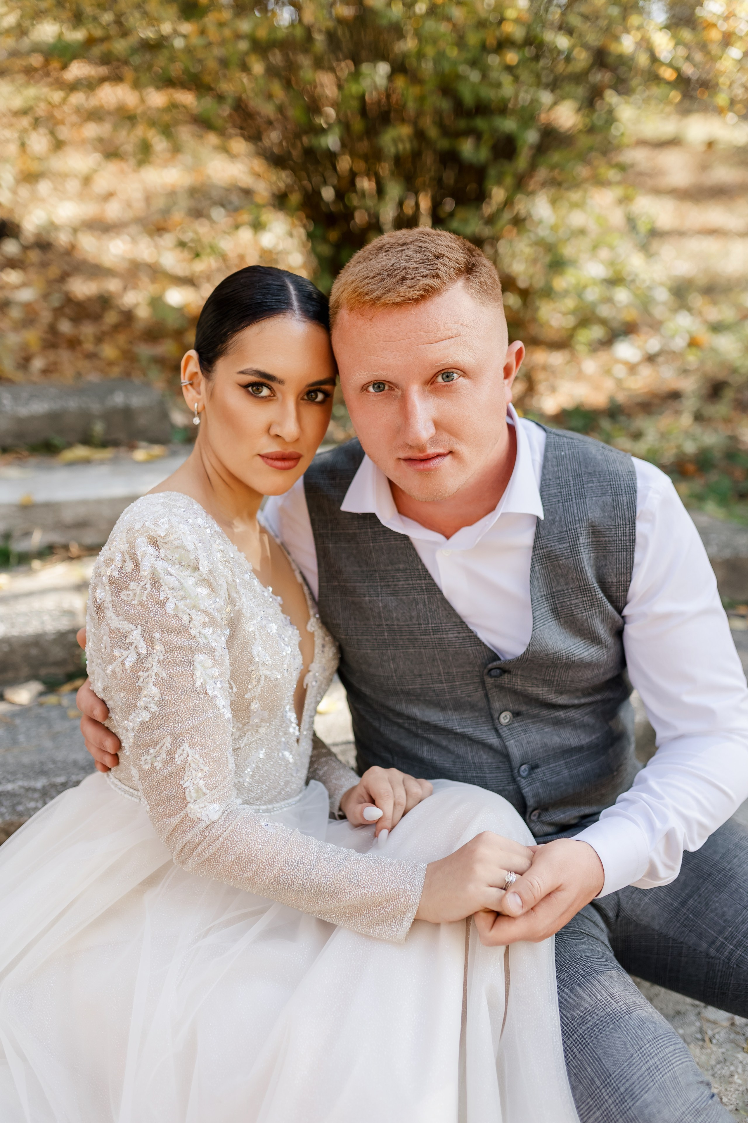 Степан и Алина. Красивая осенняя прогулка. Свадебный фотограф в Хабаровске