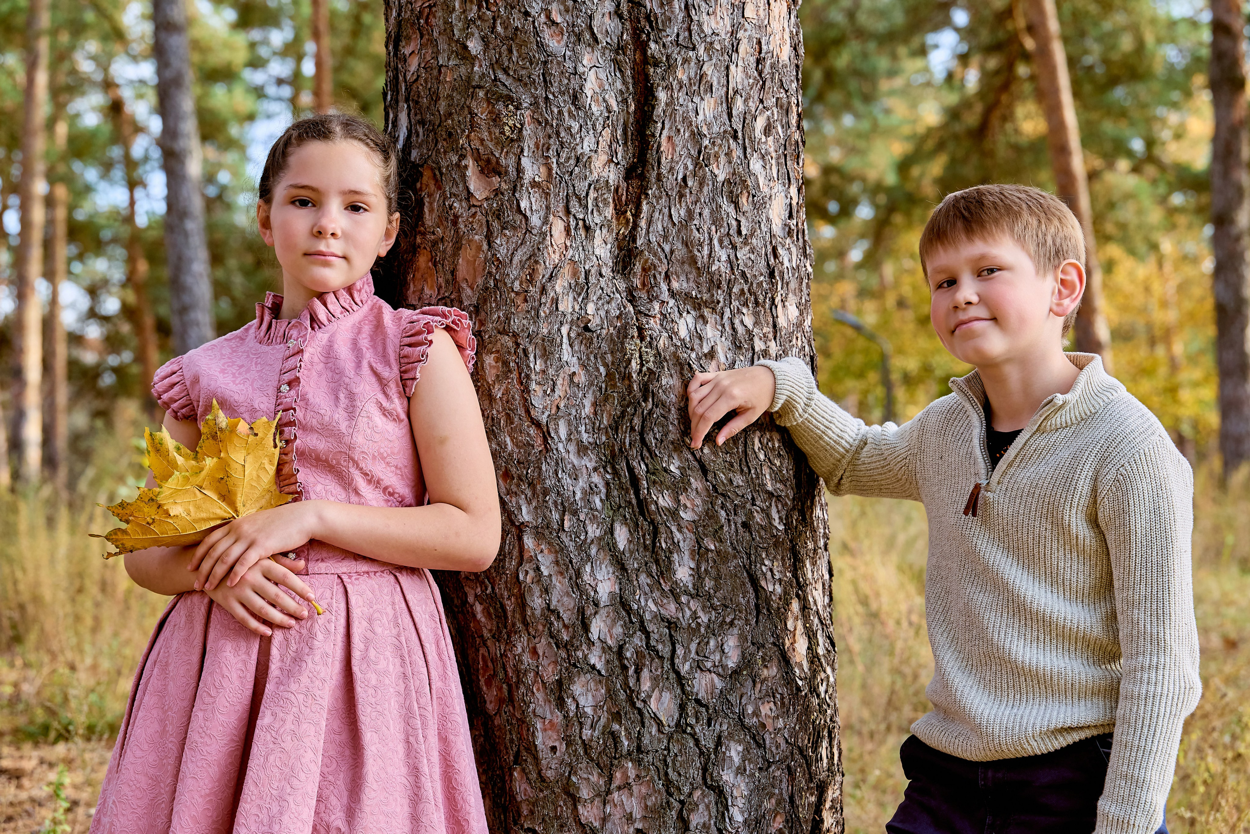 Золотая Осень школьная фотосессия