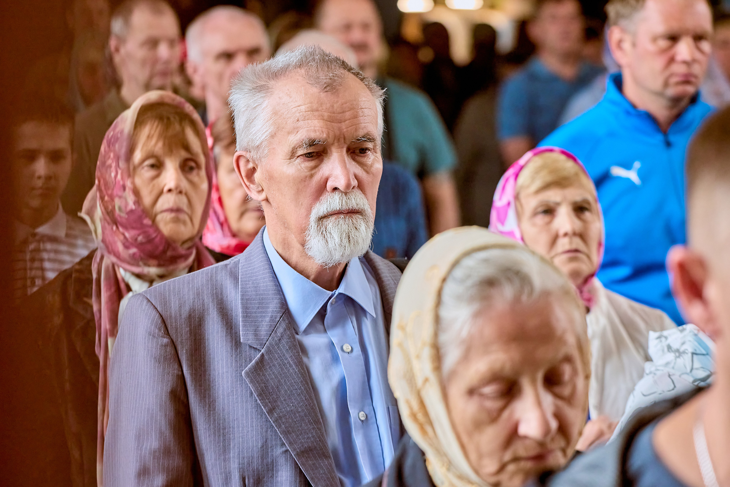 Православный фотограф Николай Голованов запечатлел величественную атмосферу Недели Всех Святых в г. Дзержинске