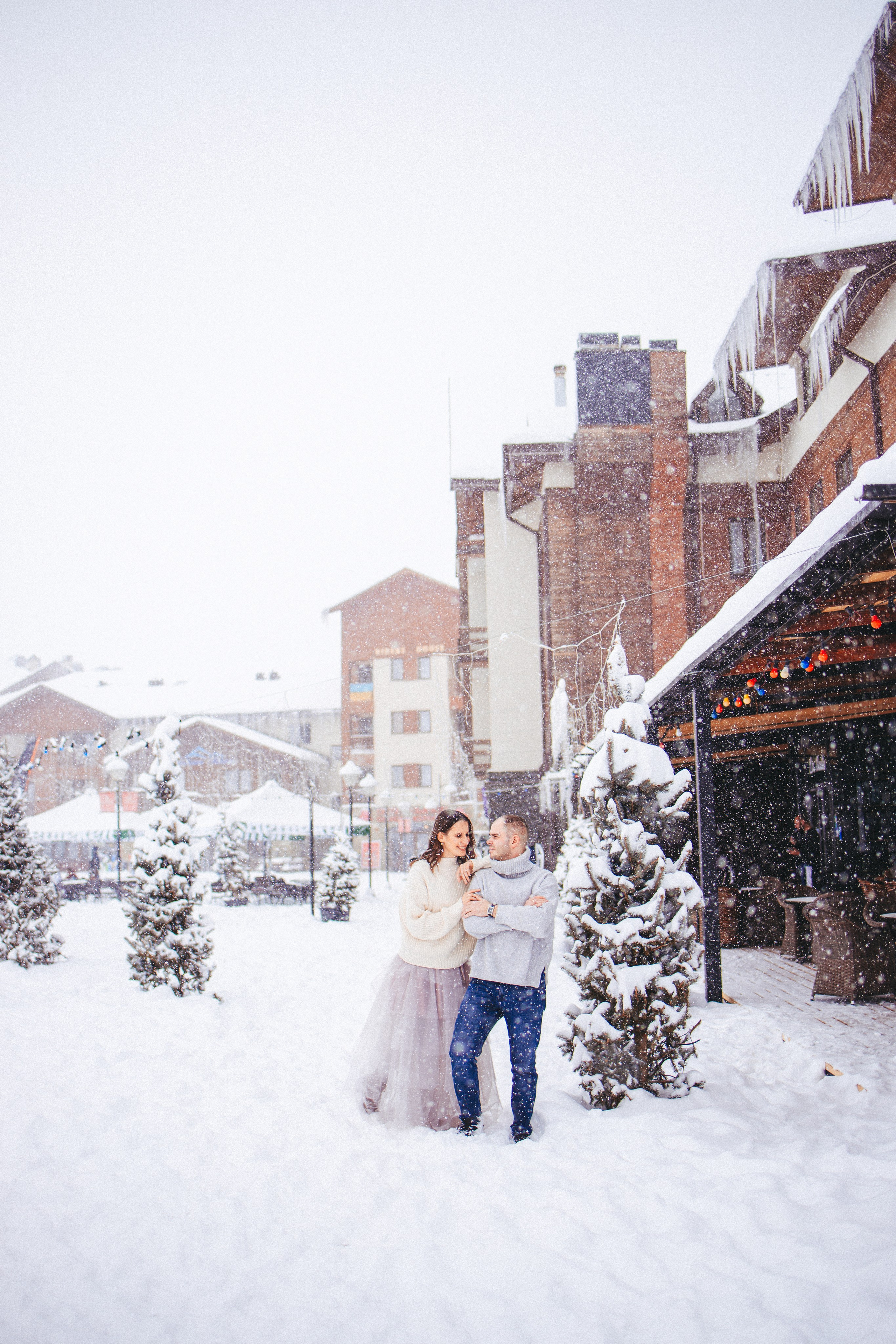 Снежная Лавстори. Свадебный фотограф Москва