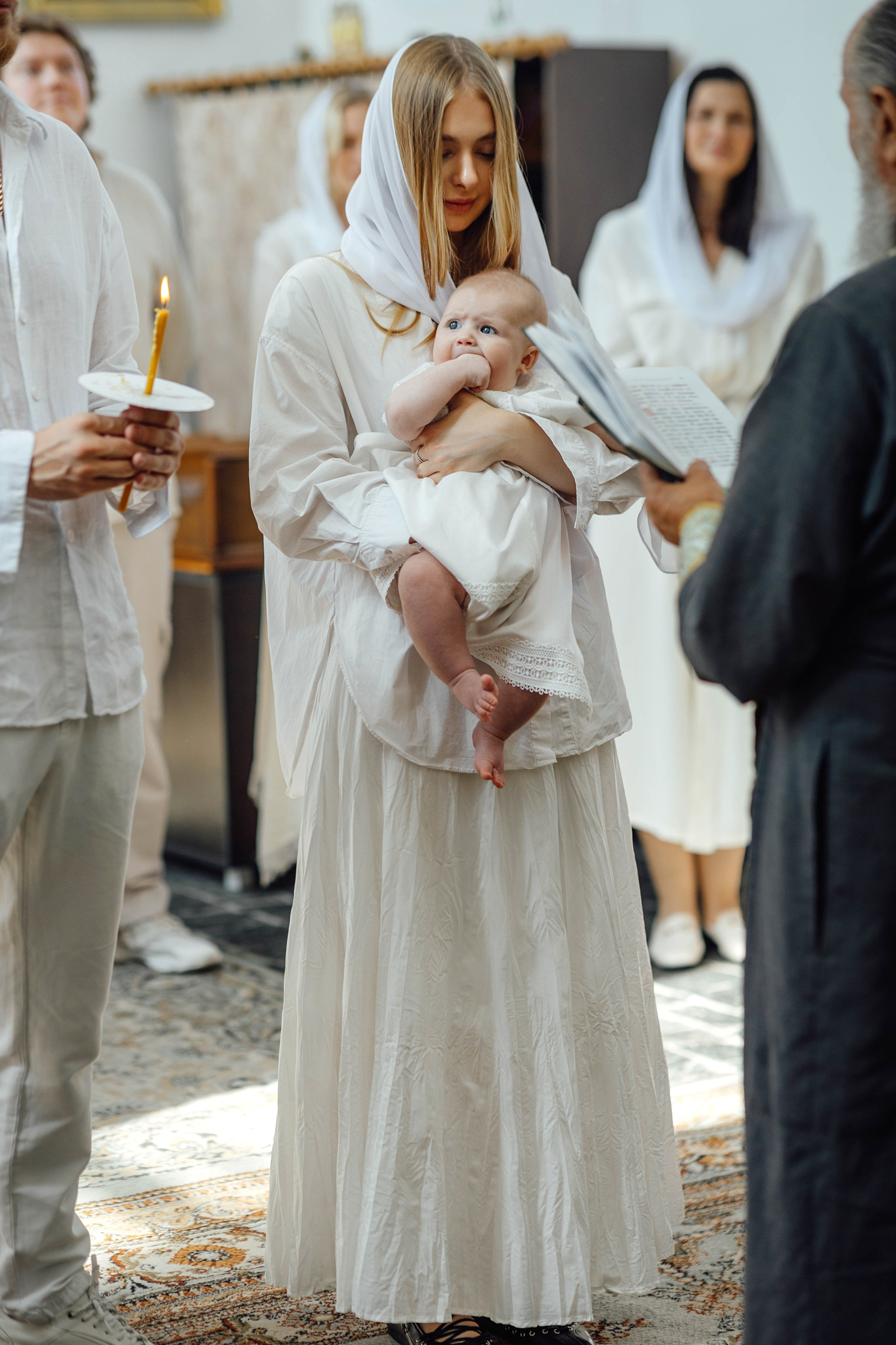 Крещение Мишель, гп. Ивенец, храм Ефросинии Полоцкой, август 2025