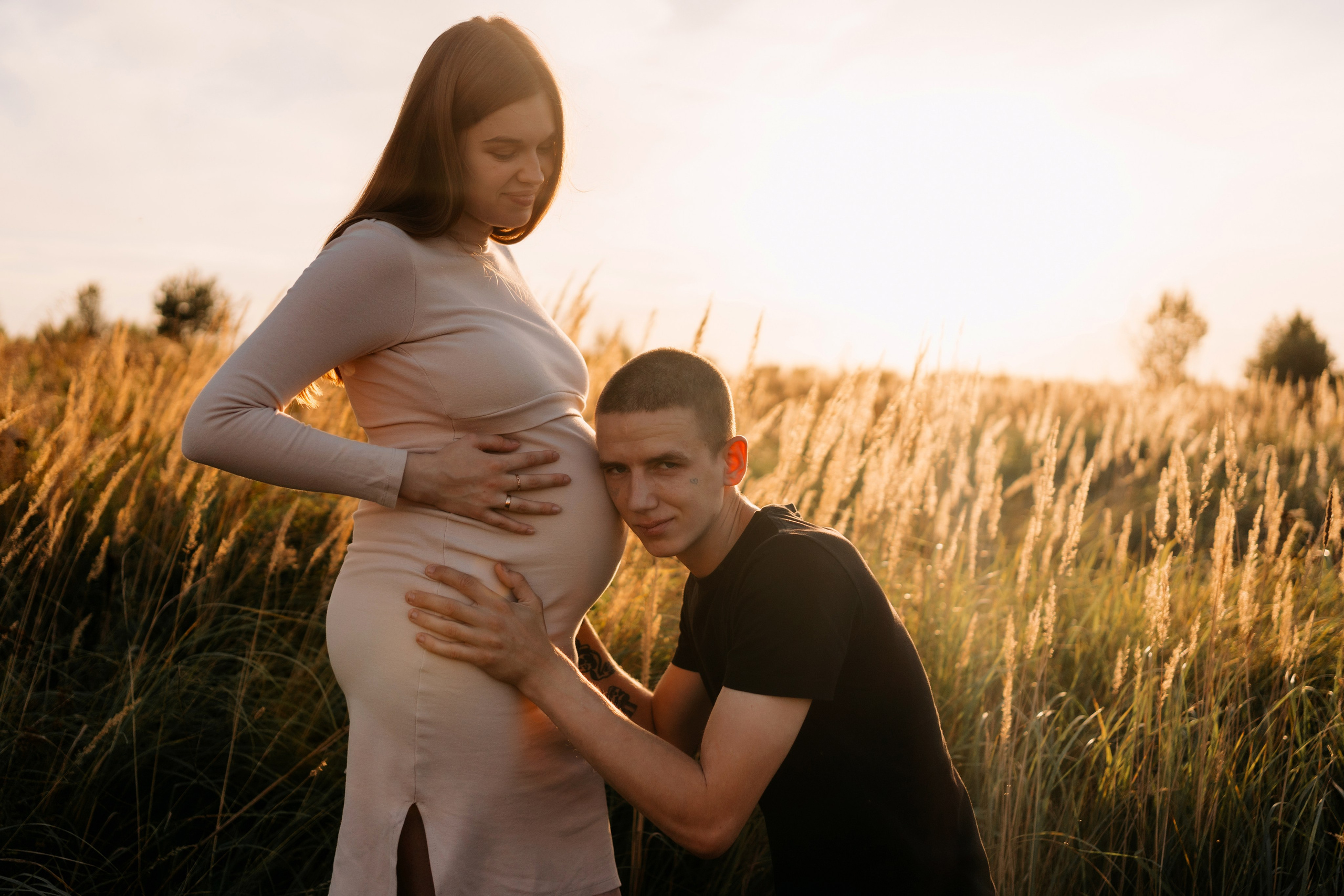 Фотосессия беременности на природе. Семейный фотограф в Москве и в Домодедово Екатерина Патракова