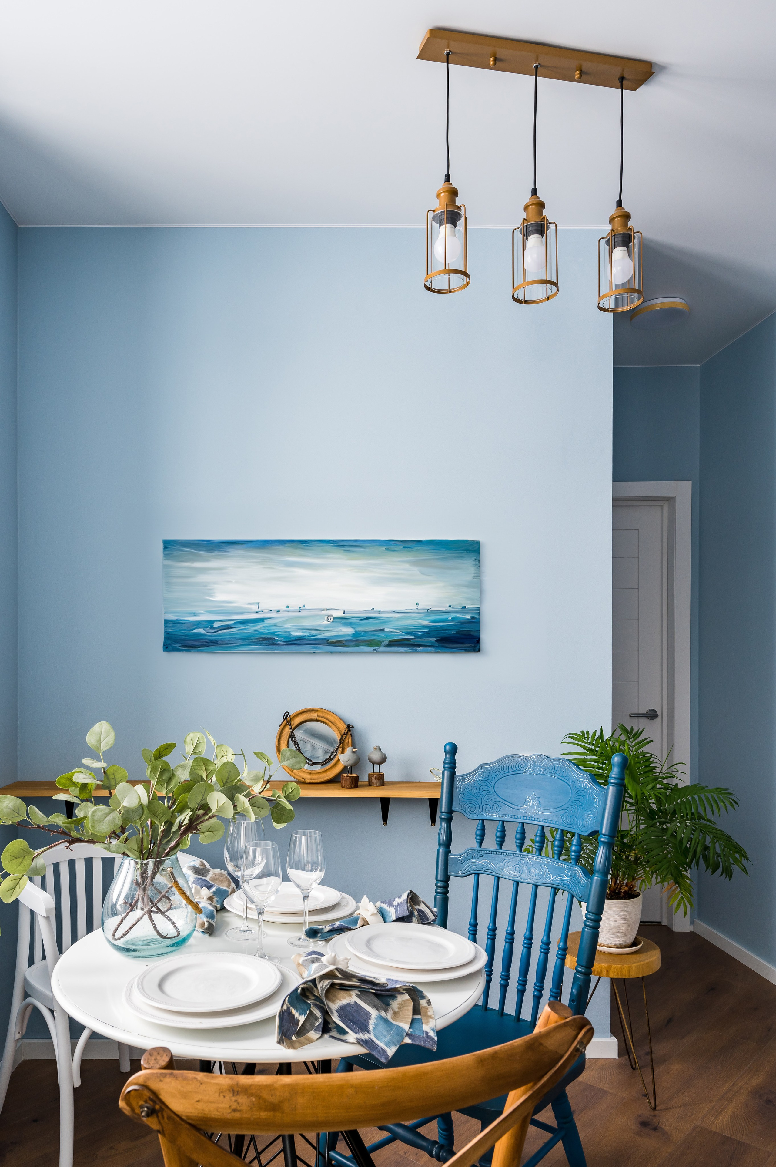 Евродвушка в морском стиле для сдачи в аренду. Интерьерный Фотограф Москва Криста FLY Труфанова