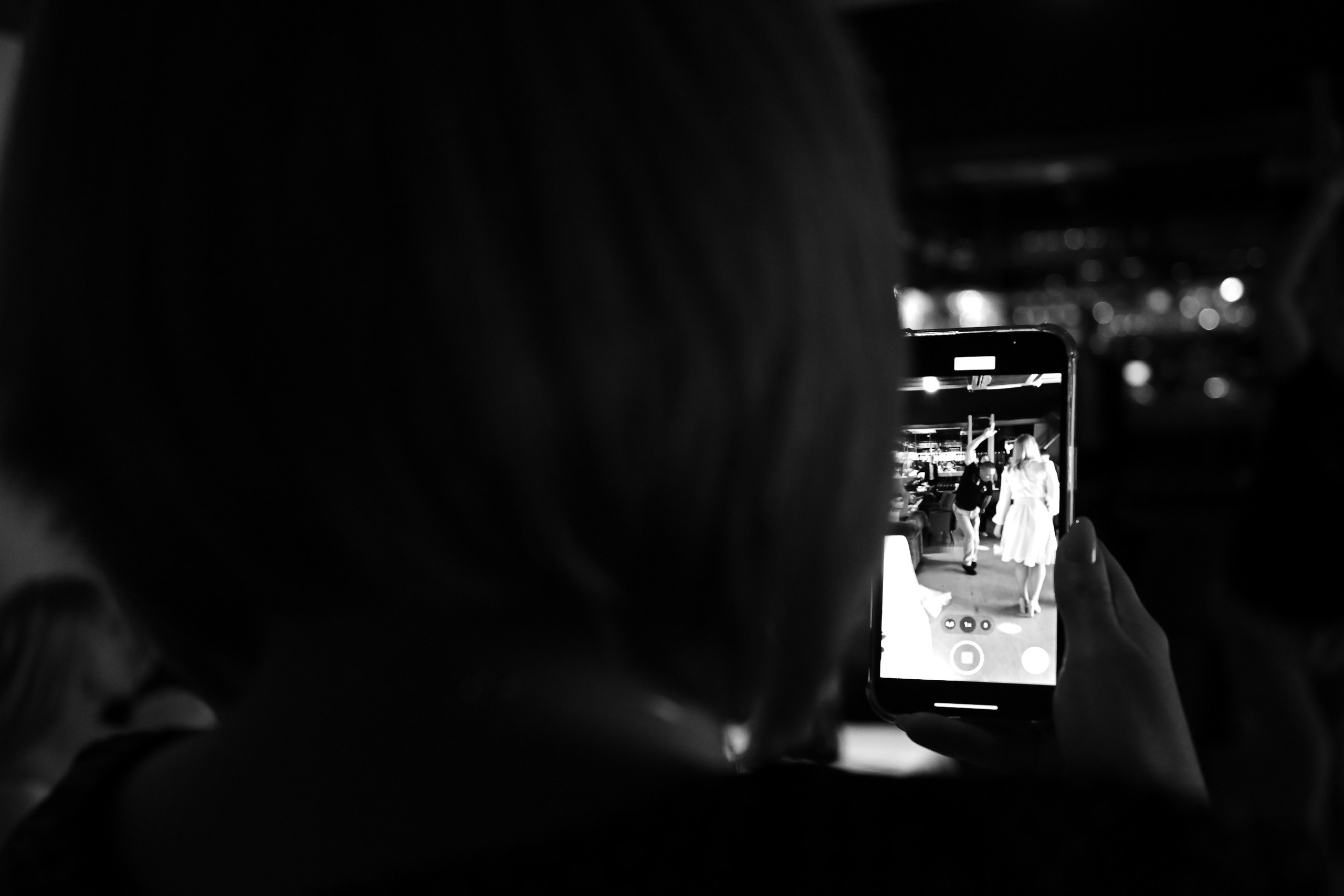 Black and white film. <3