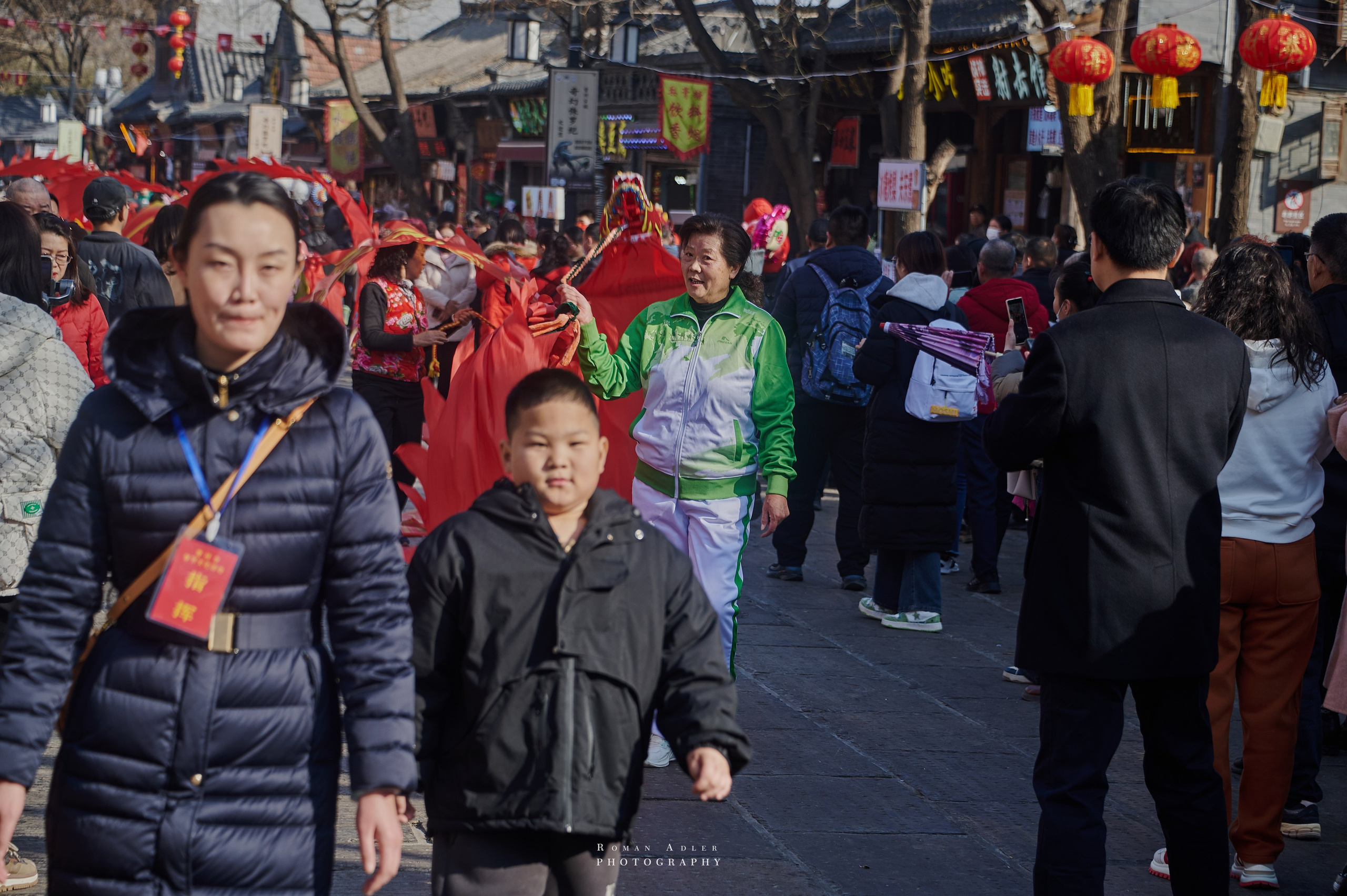 Новогодний парад в Цинчжоу. Китай. Фотограф Роман Адлер