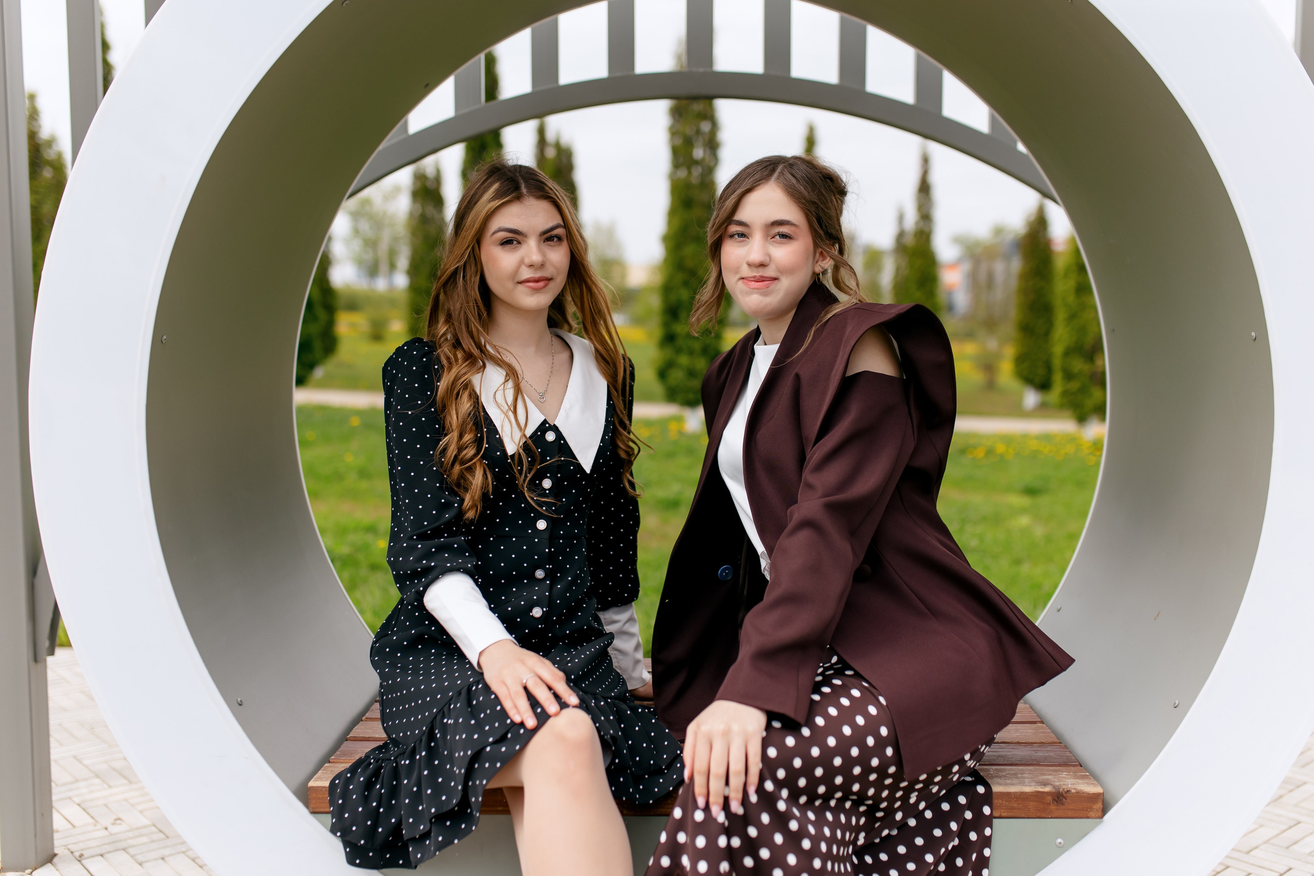 11 класс в парке Бунина. Свадебный и портретный фотограф — Мария Костина