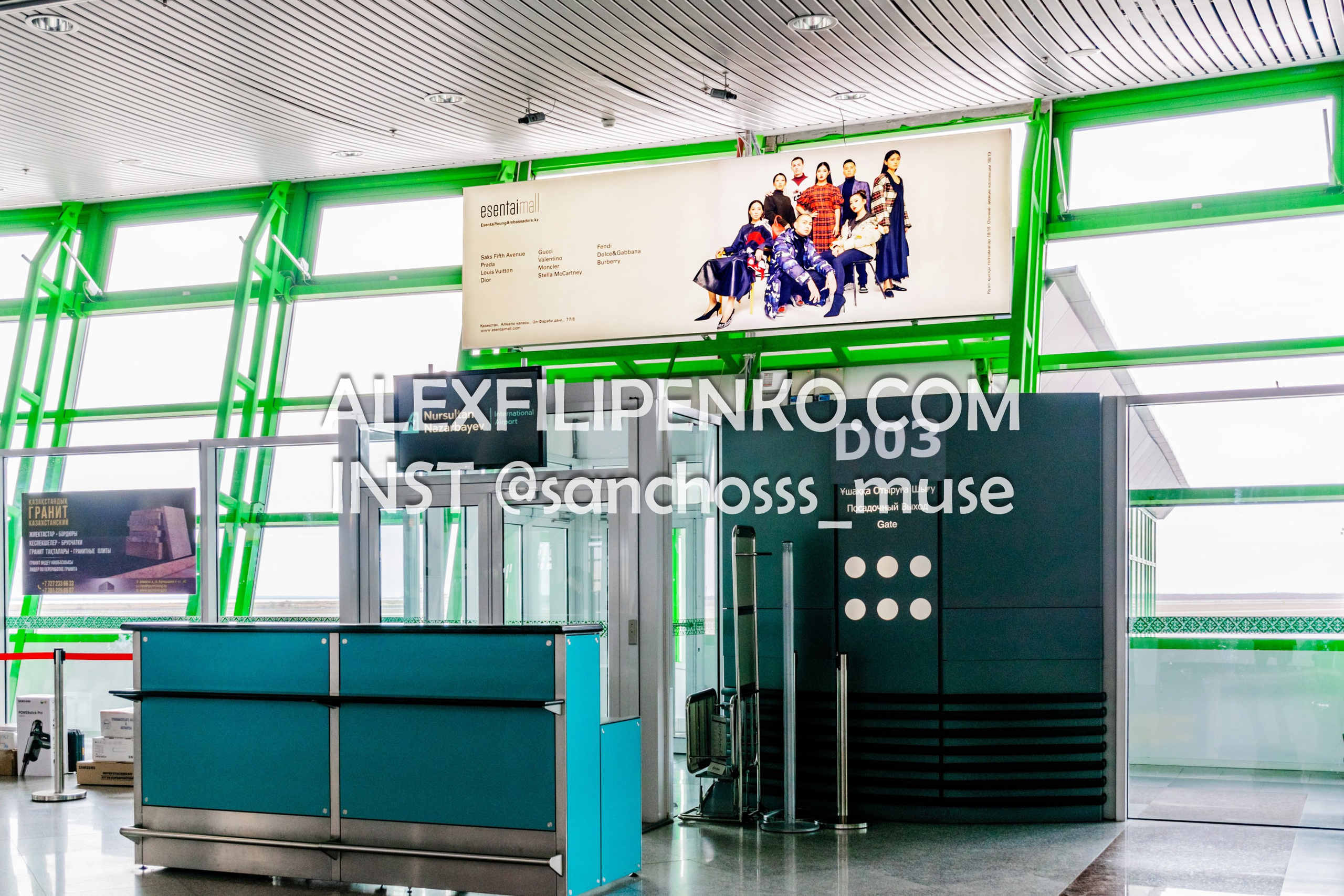 Фотосъемка для рекламного оператора MYD Production в Аэропорту Астаны. Фотограф интерьера недвижимости и архитектуры в Астане