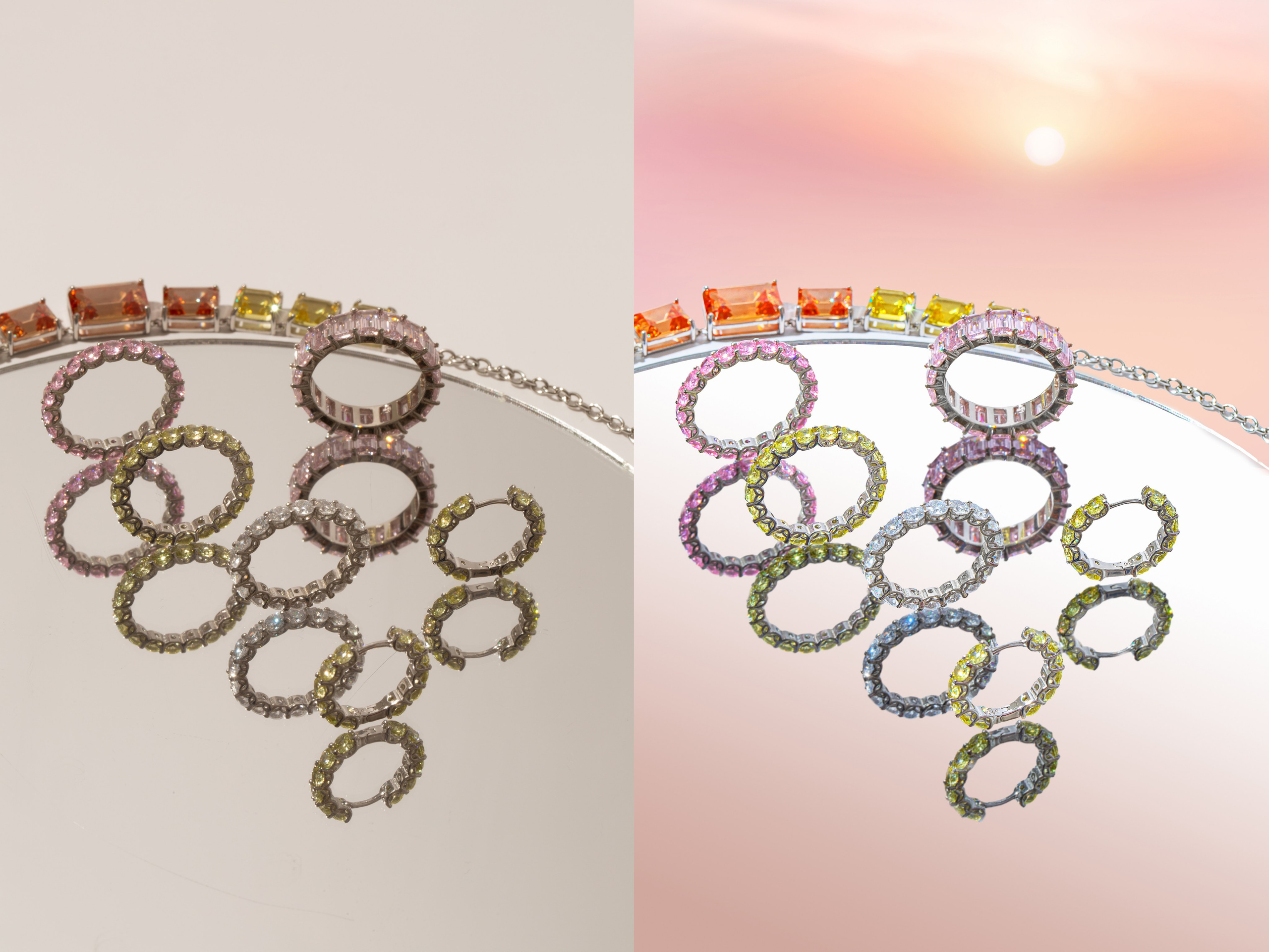 Ювелирная ретушь колец из натуральных камней и бижутерии | Студия SVITHART