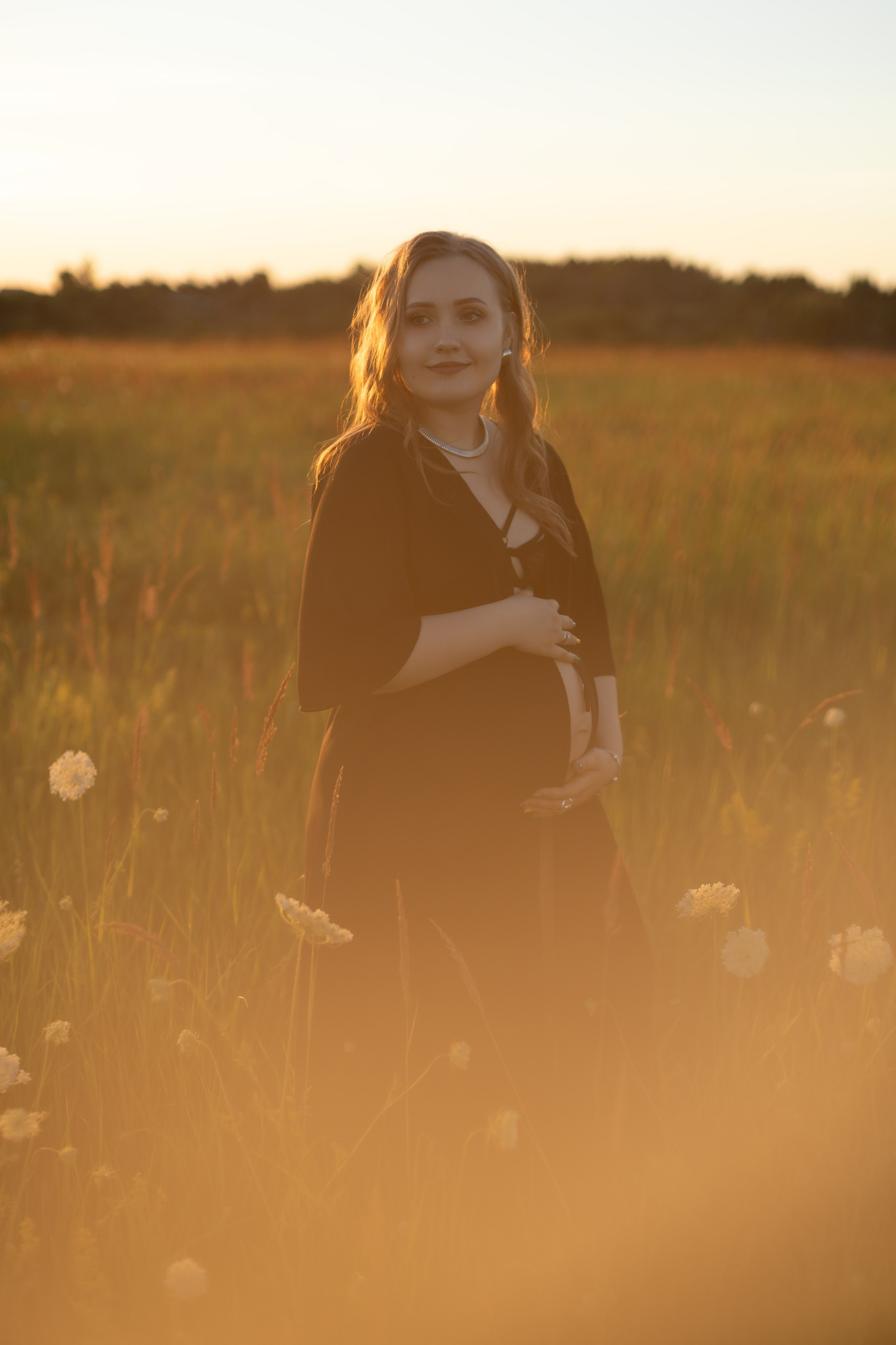 Беременность. Фотограф Мария Щеголькова. Чувственный женский портрет